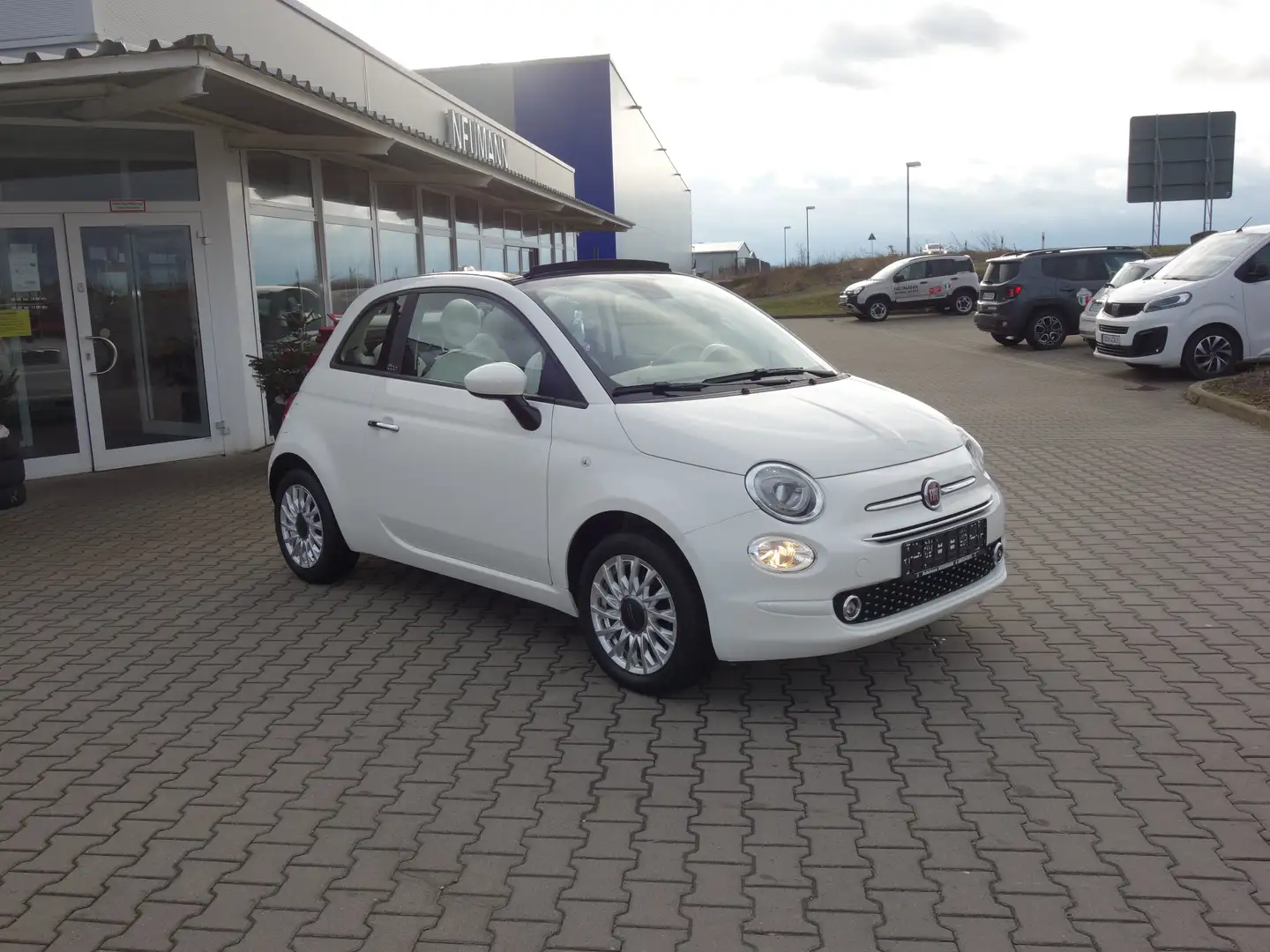 Fiat 500C Lounge *PDC/Regen-/Lichtsensor/Uconnect 7"/NSW/ESP Alb - 2