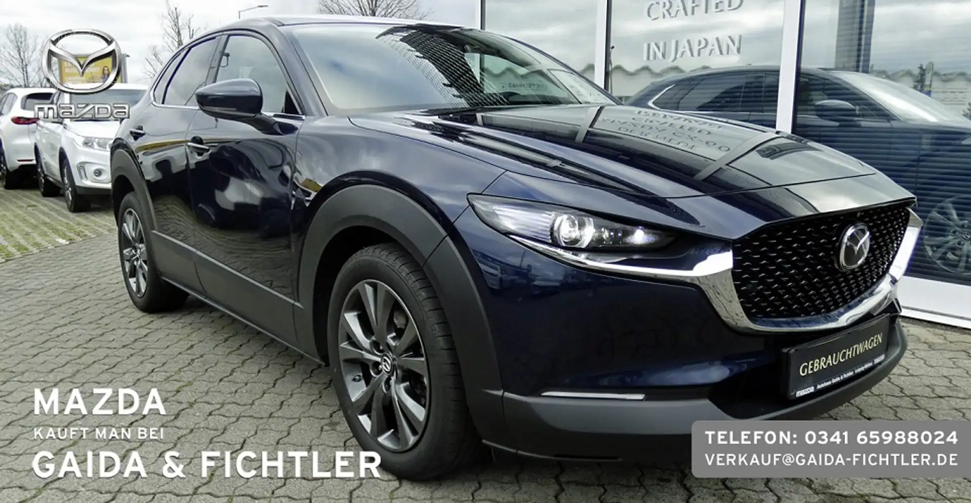 Mazda CX-30 SKYACTIV-X AUTOMATIK SELECTION DESIGN + PREMIUM PA Blau - 1