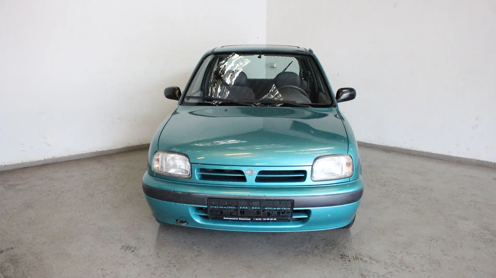 Nissan Micra TÜV+Inspektion neu Glasschiebedach, Grün - 2