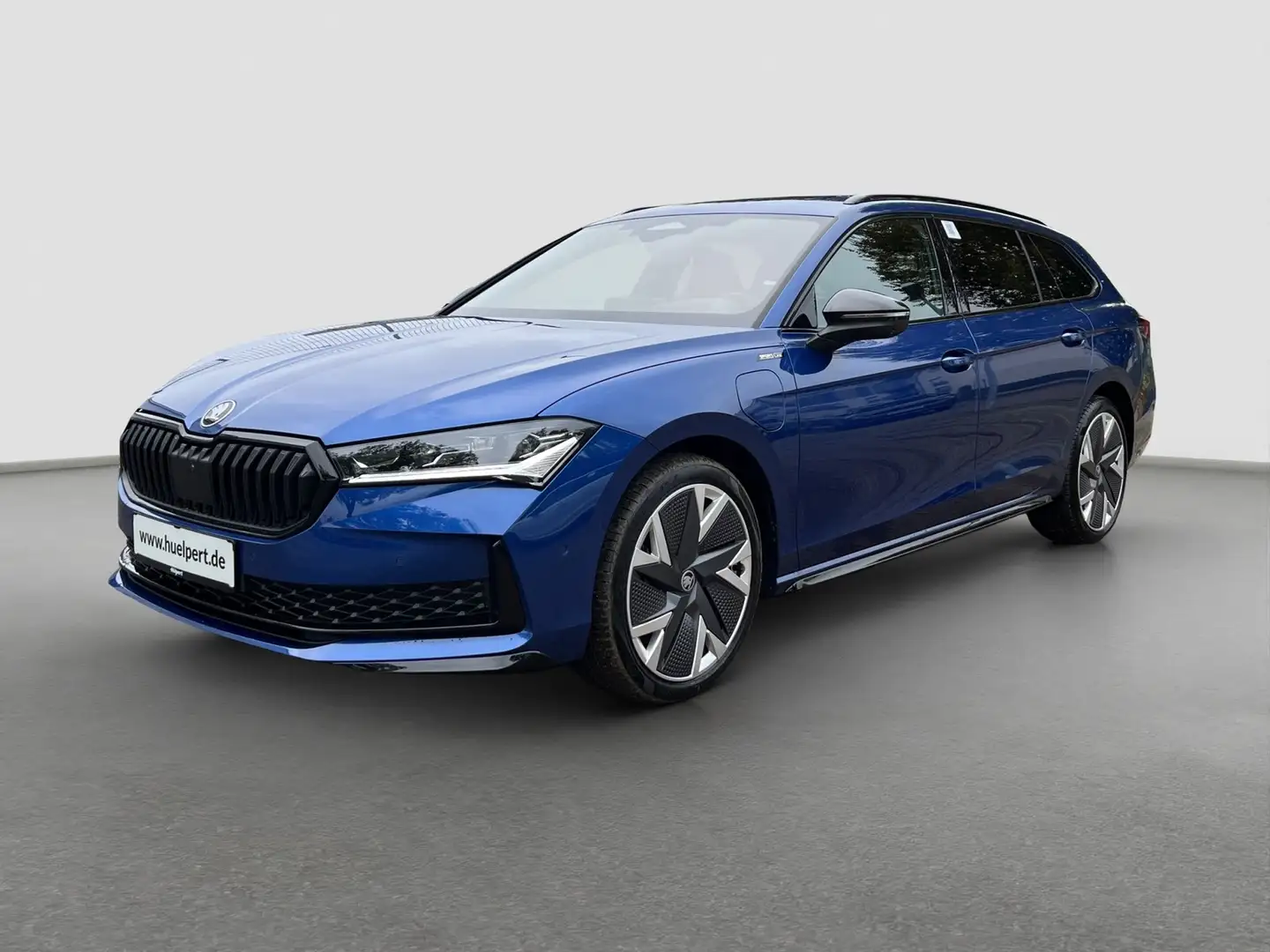 Skoda Superb Combi 1.5 iV SPORTLINE LEDER AHK LM19 Blauw - 2