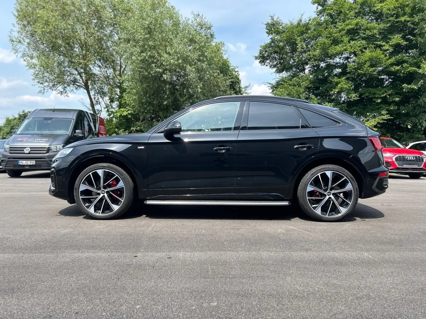 Audi Q5 40 TDI QU. S LINE *MATRIX*PANO*AHK* Noir - 2