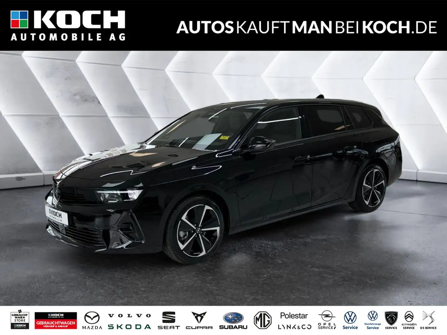 Opel Astra ST 1.2 Turbo GS AHK LED PDC SHZ LHZ KAM NAVI Schwarz - 1