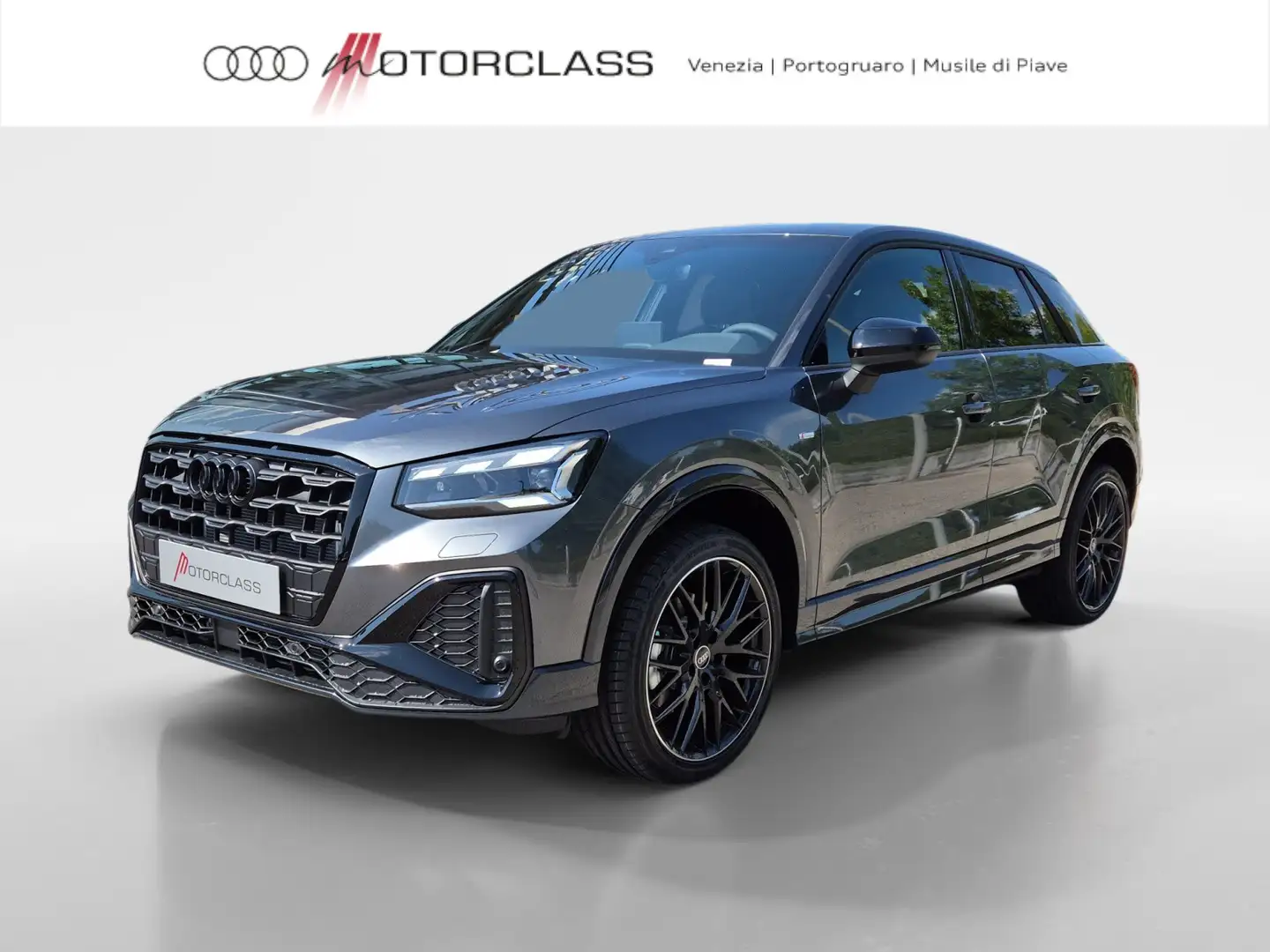 Audi Q2 35 2.0 tdi identity black s tronic Gris - 1