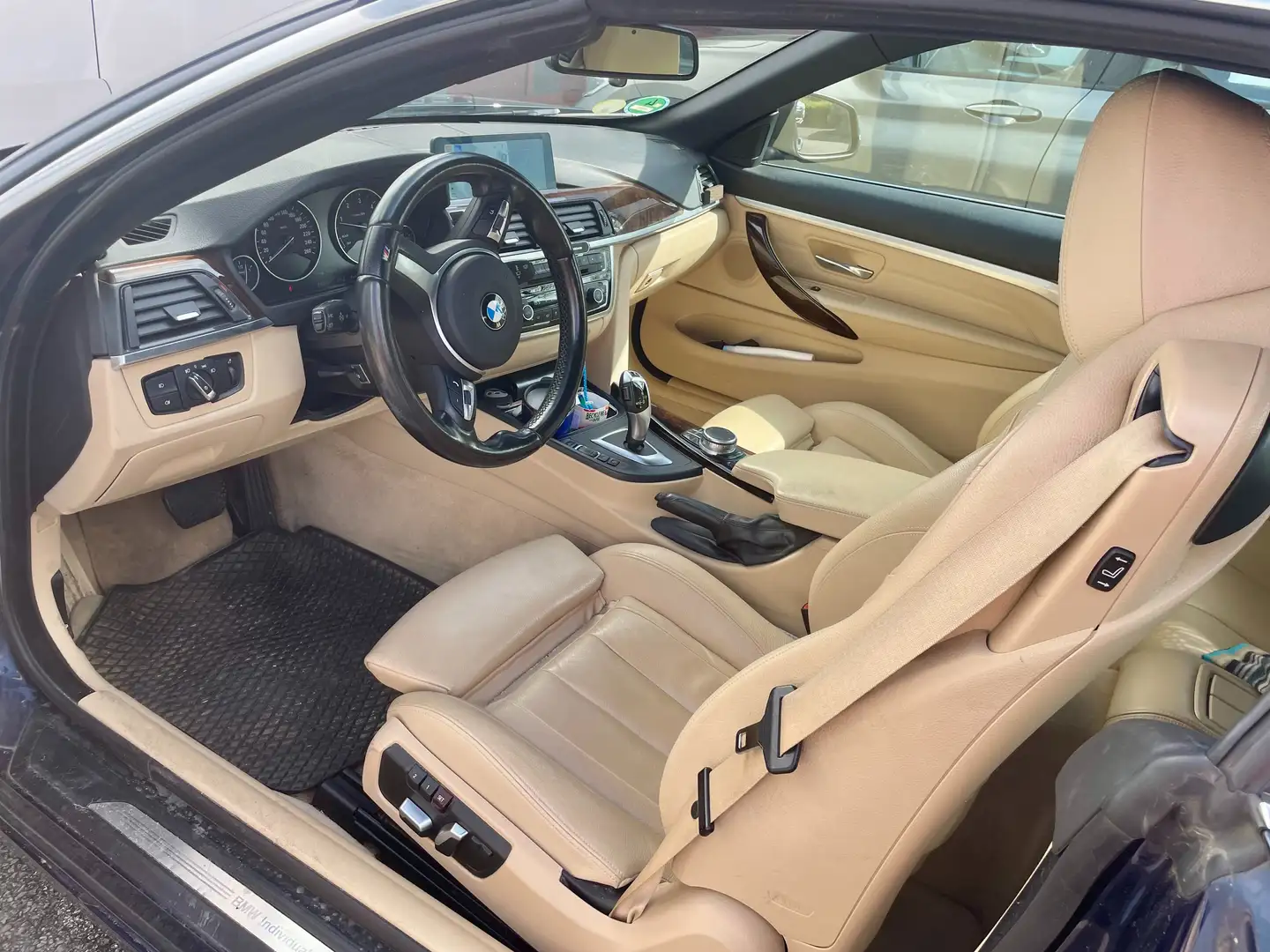 BMW 420 420d Cabrio Sport-Aut. Luxury Line Blauw - 2