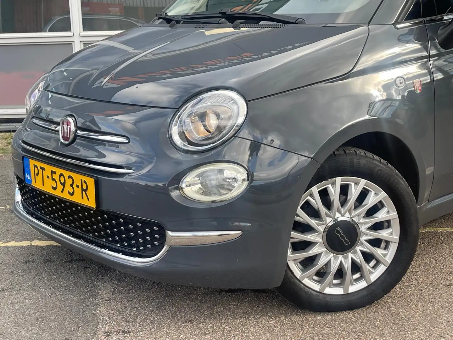 Fiat 500C 0.9 TwinAir Turbo Lounge | Cabrio | Airco | Grijs - 2