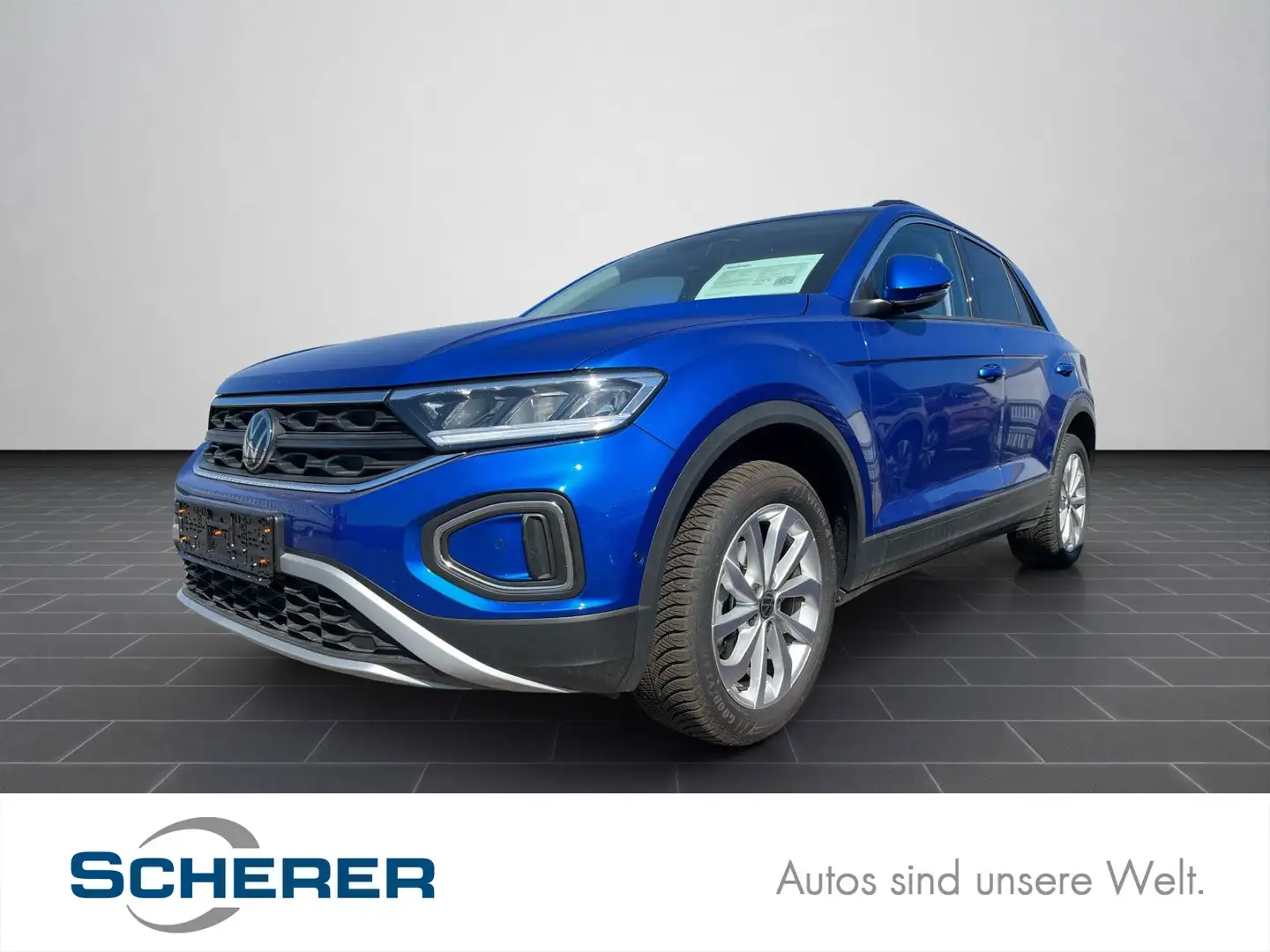 Volkswagen T-Roc Life 1.5 TSI DSG ACC LED NAVI RFK SHZ Blau - 1