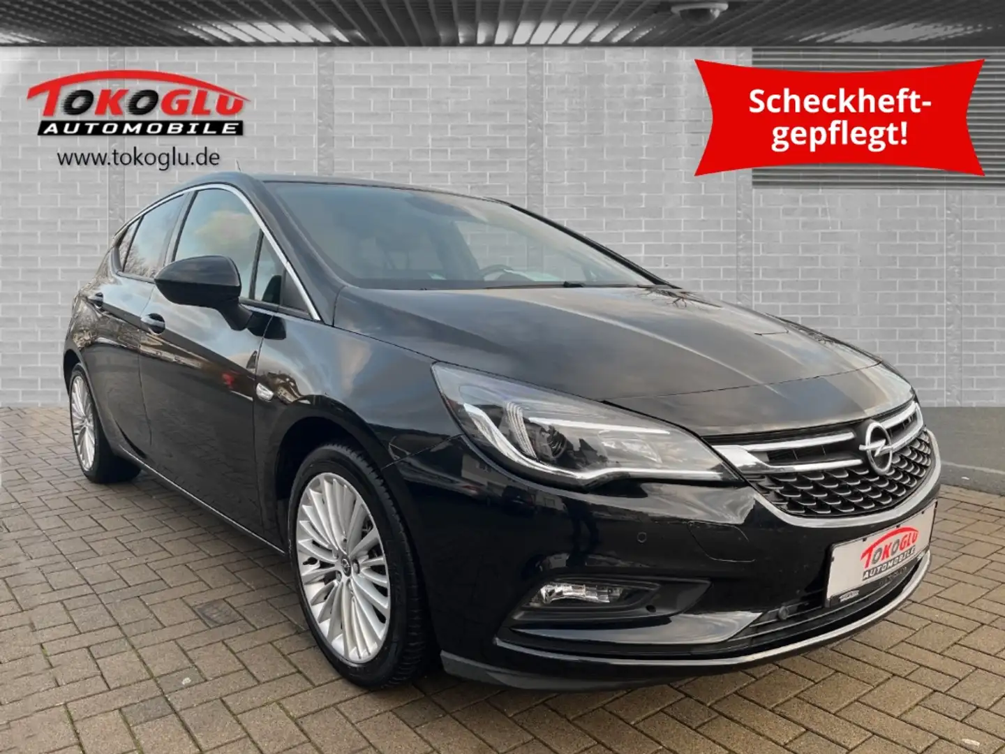 Opel Astra K Dynamic 1.4 Turbo 1.HAND Apple Car Play Mehrzone Negro - 1