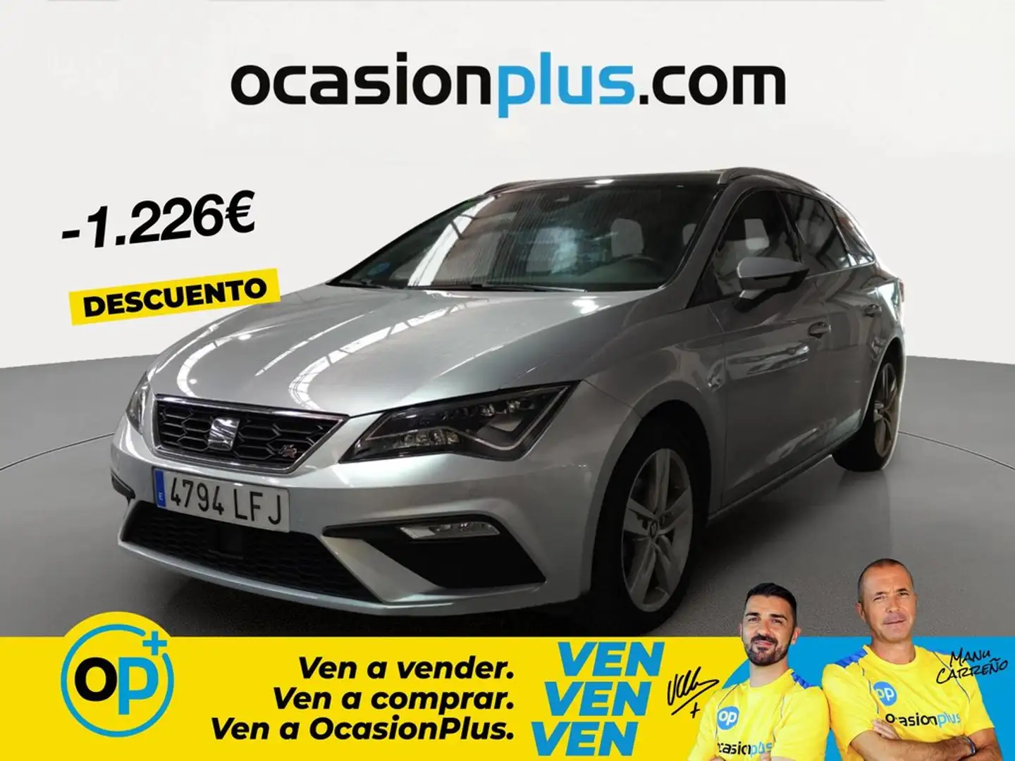 SEAT Leon ST 1.5 TGI GNC S&S FR 130 Gris - 1