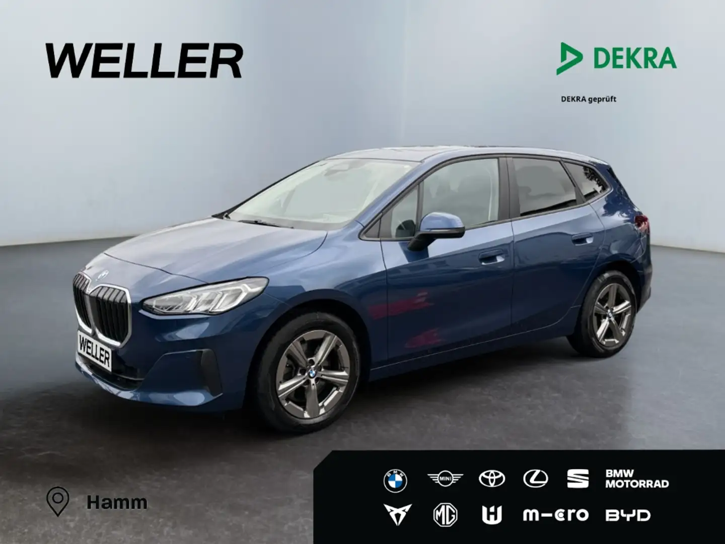 BMW 223 Active Tourer i xDrive *Sportsitze*Pano*AHK*LIVE C Blau - 1