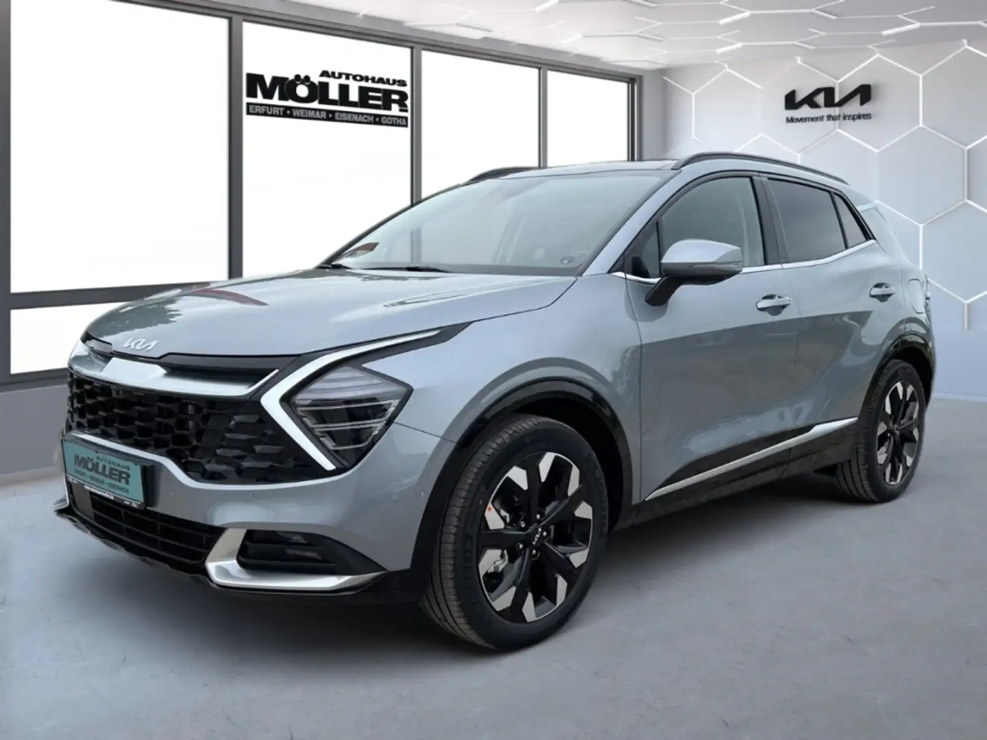 Kia Sportage Spirit 1.6PHEV AWD Glasdach Drive Sound LED Kamera Silber - 2