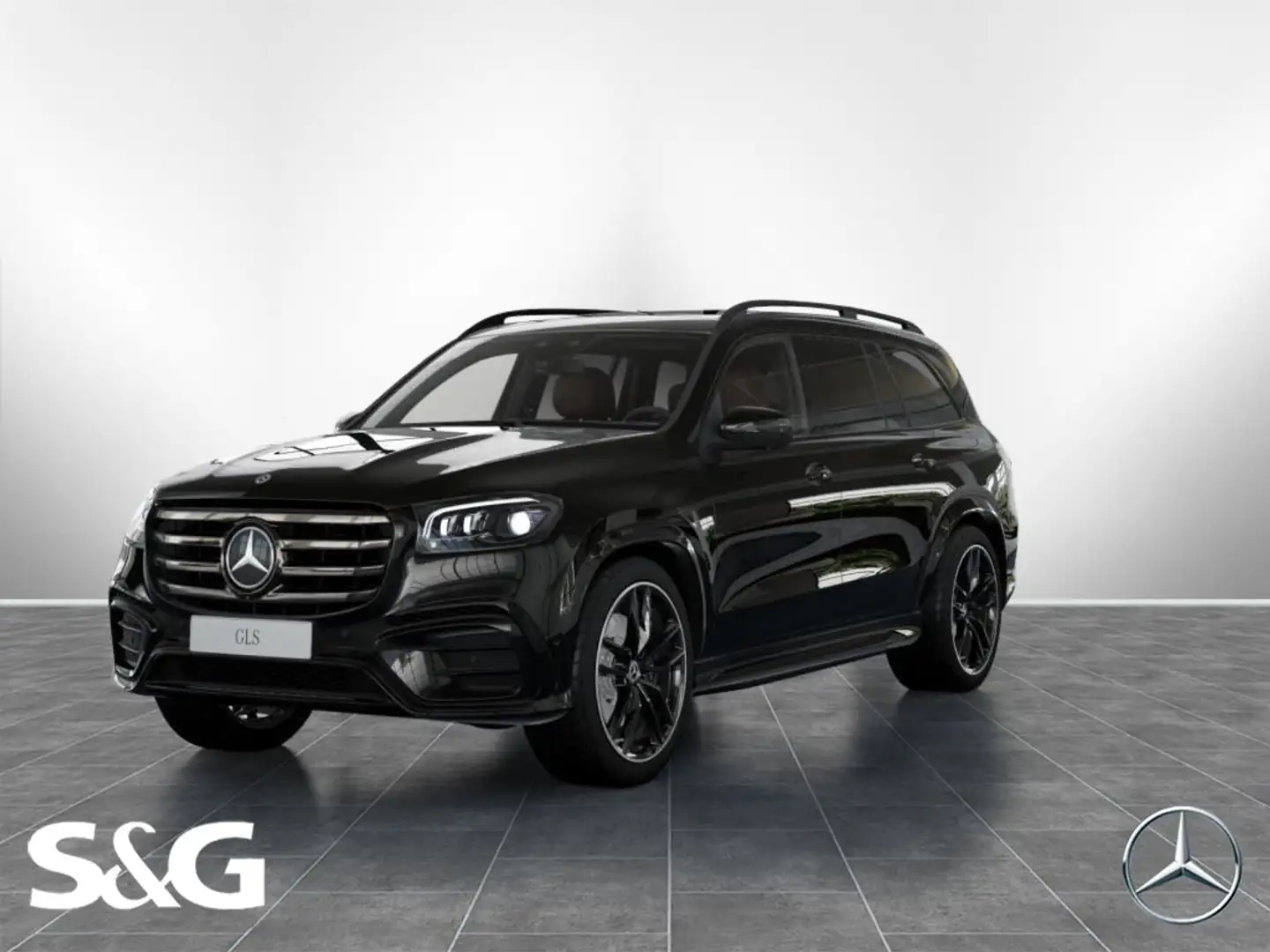 Mercedes-Benz GLS 450 d 4M AMG 360°+M-LED+AHK+Pano+Standheizun Schwarz - 1