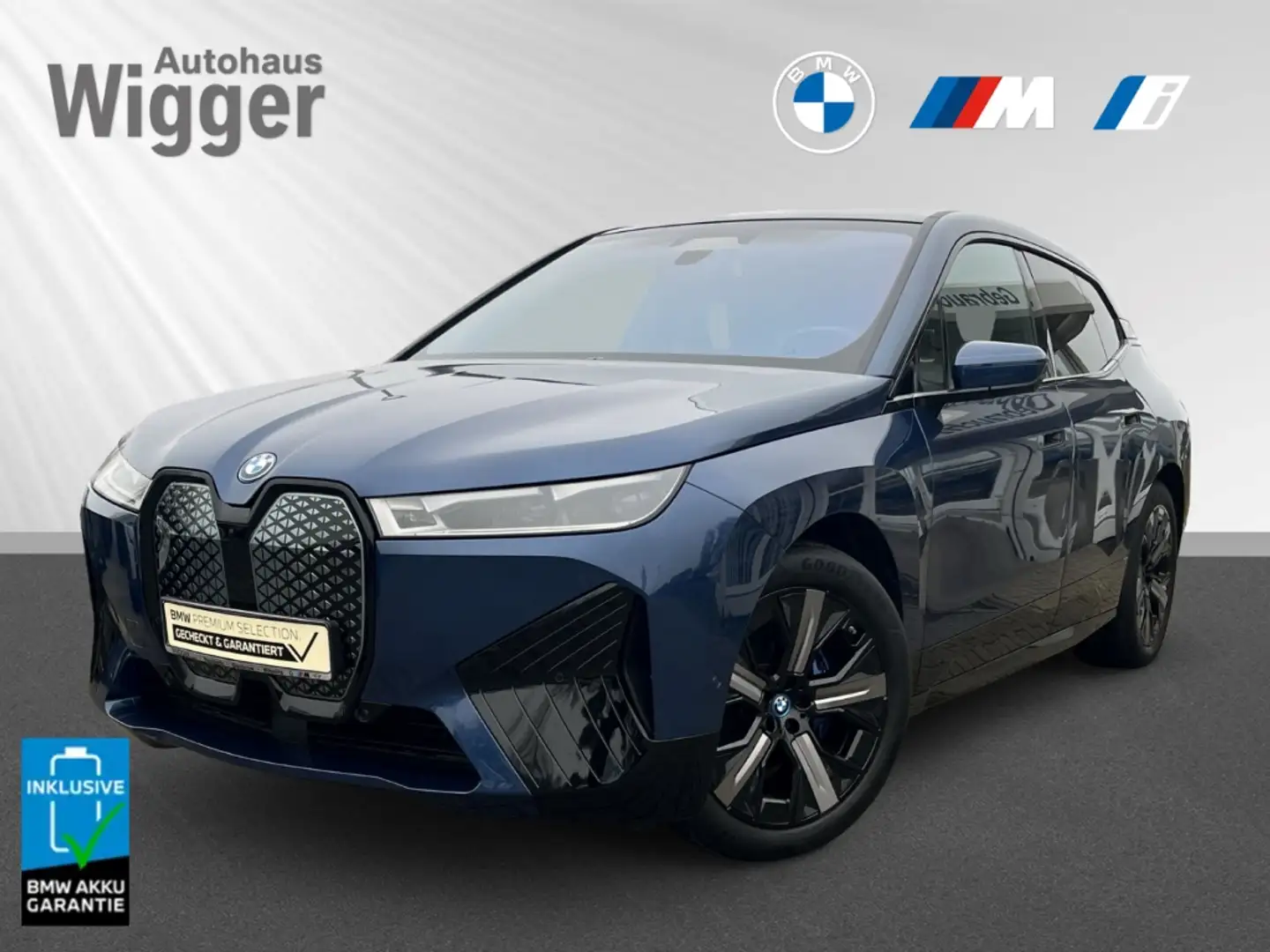 BMW iX xDrive50/HUD/AHK/Panoramadach/Harman Kardon Blau - 1