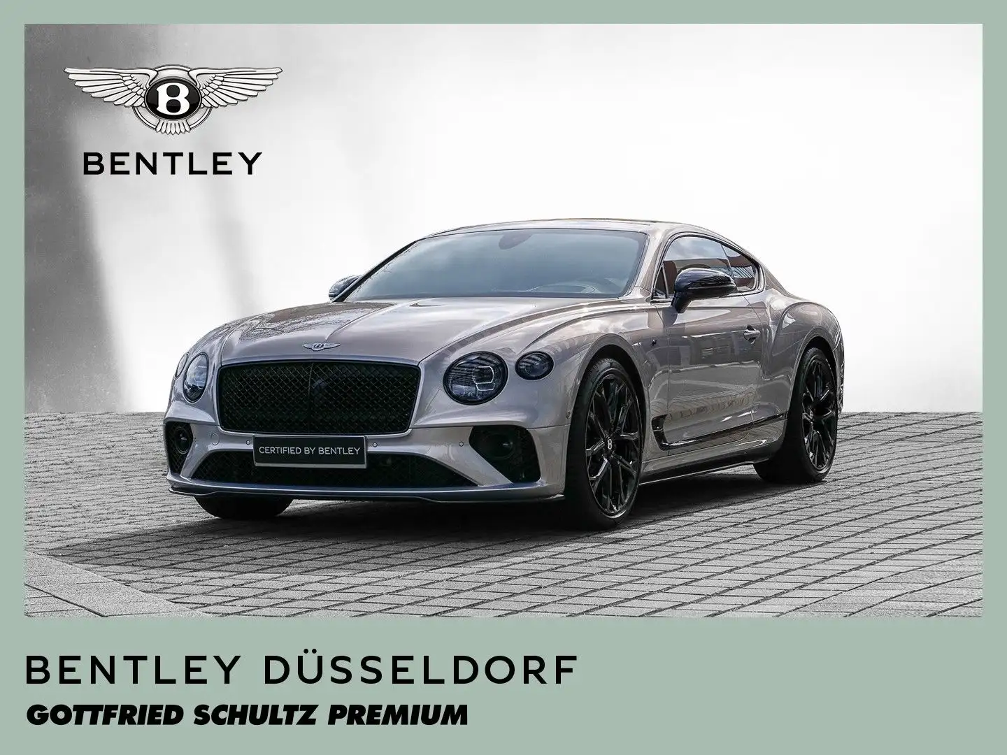 Bentley Continental GT S V8 //BENTLEY DÜSSELDORF Silber - 1