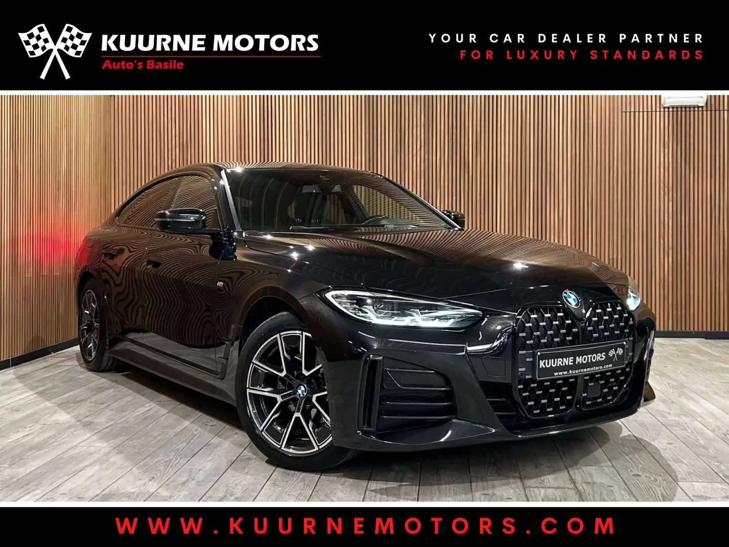 BMW 420 i GC M Pack Alu18\/Leder/Carplay/Cam *1j garantie* Noir - 1