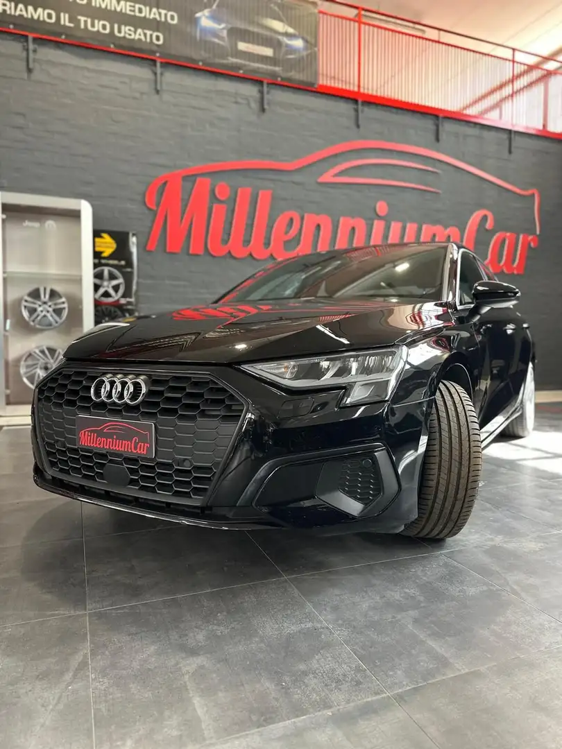 Audi A3 SPORTBACK 35 TDI S tronic Chilometri certificati Nero - 2