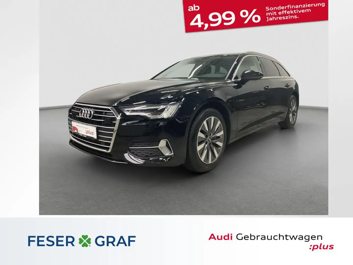 Audi A6 Avant Sport 35 TDI Matrix Stdhz. RFK ACC Schwarz - 1