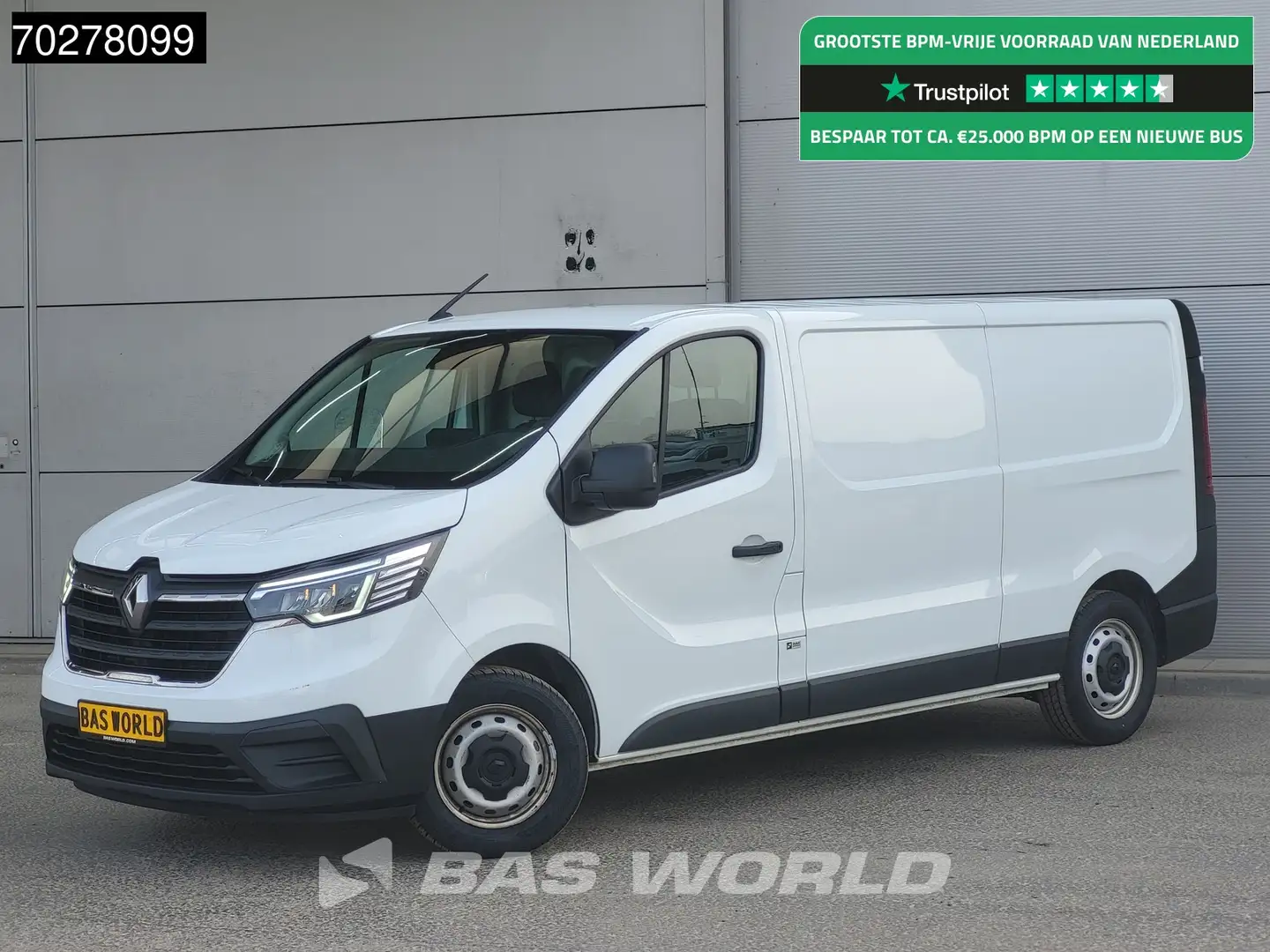 Renault Trafic 130pk L2H1 Airco Cruise Parkeersensoren LED L2 6m3 Wit - 1