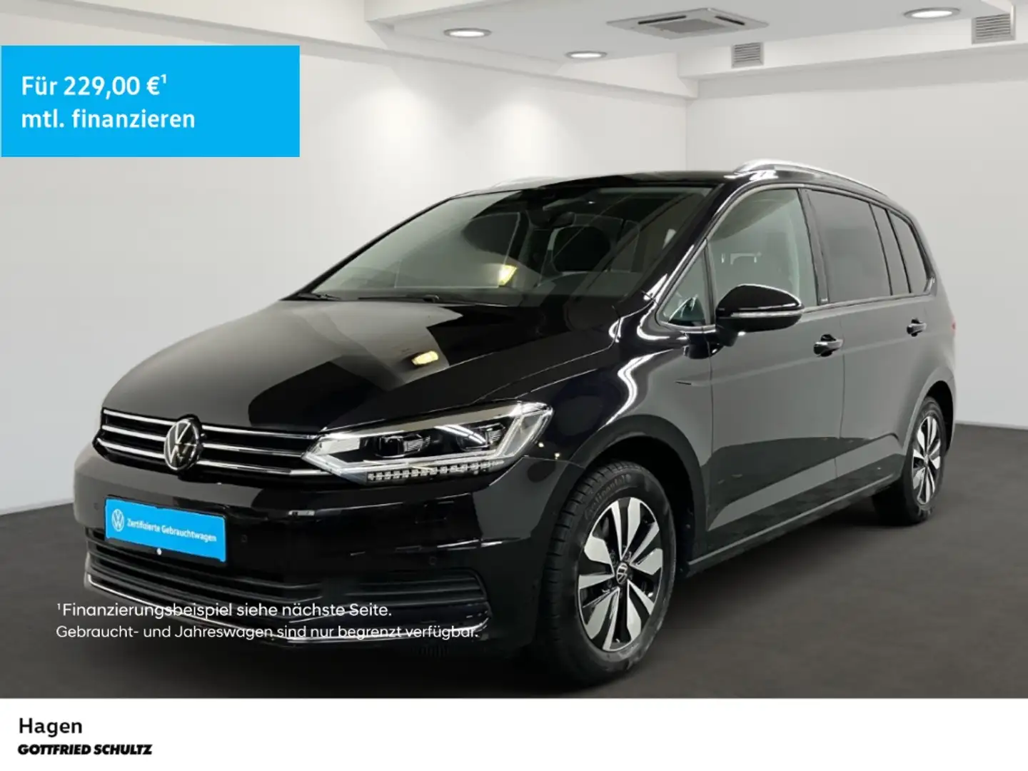 Volkswagen Touran 1.5 TSI DSG LED NAV AHK ACC Move Schwarz - 1