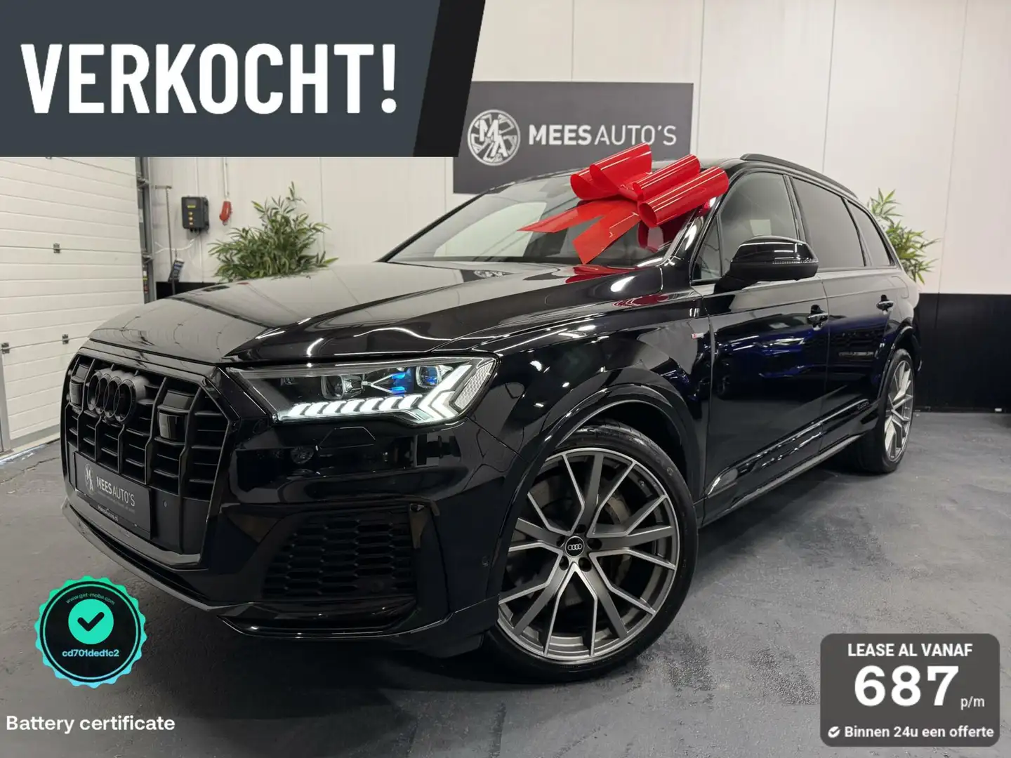 Audi Q7 55 TFSI e quattro S-Edition|RS Zetels|22"|B&O|Matr Schwarz - 1