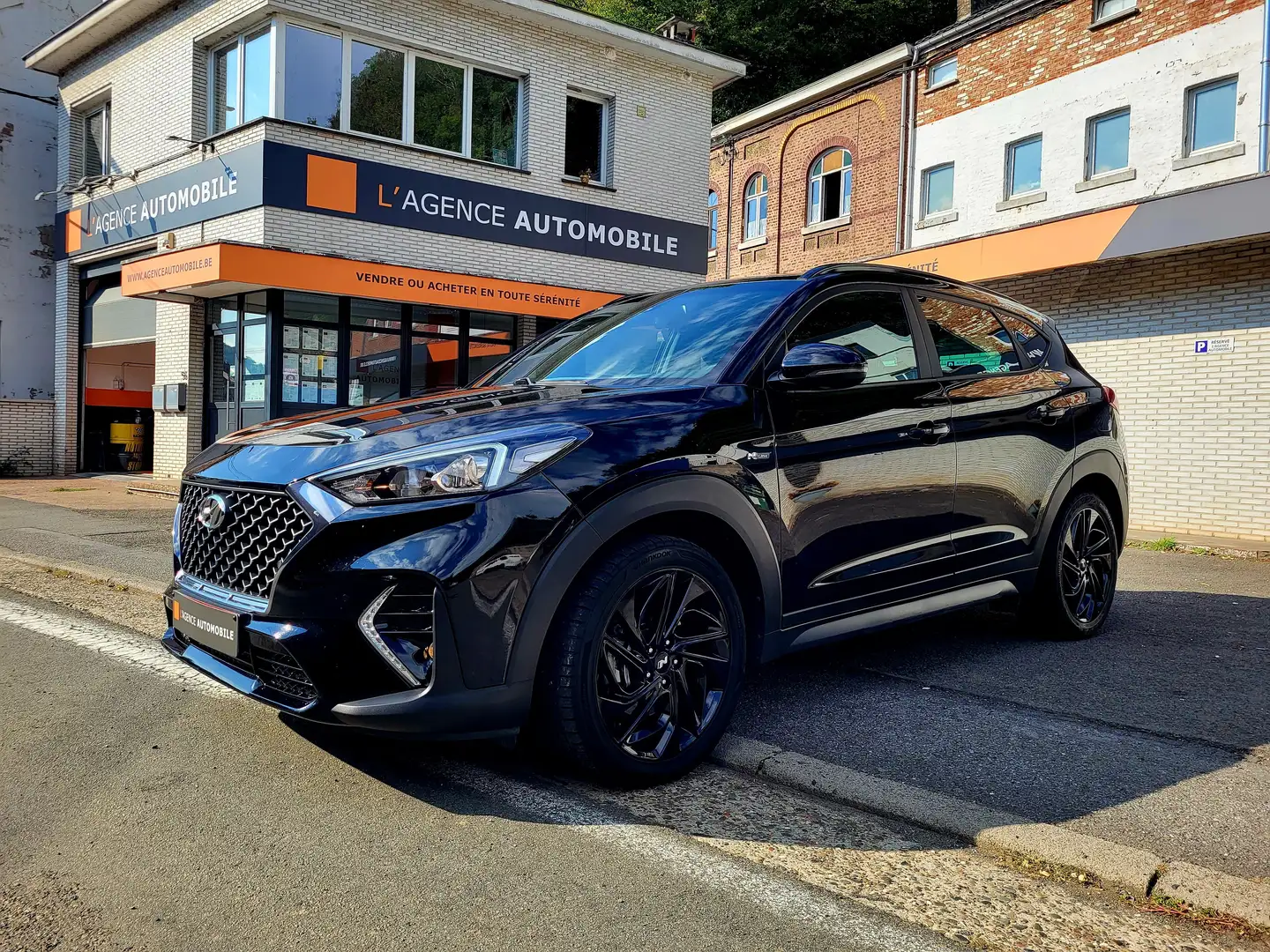 Hyundai TUCSON Tucson 1.6 CRDi N-Line Black Edition 19"att-remorq Noir - 2