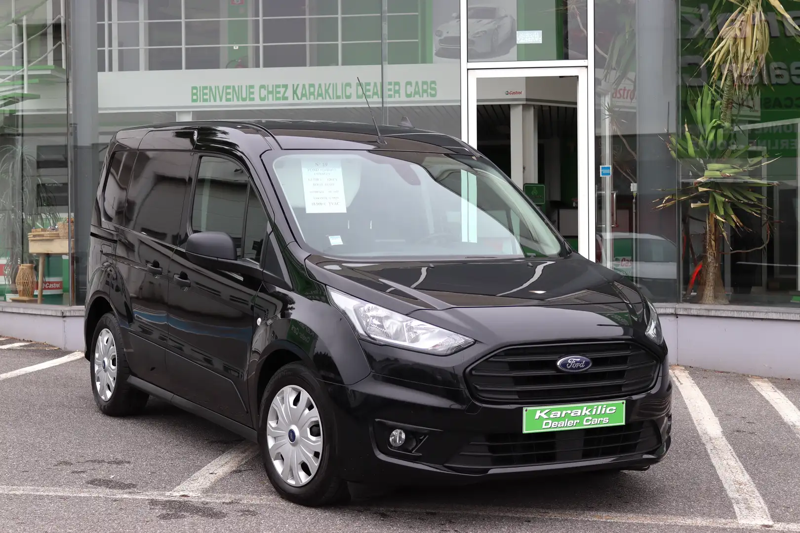 Ford Transit Courier 1.5TDCi 120CV L1 3PLACE BOITE AUTO GPS CAMERA TVAC Noir - 1