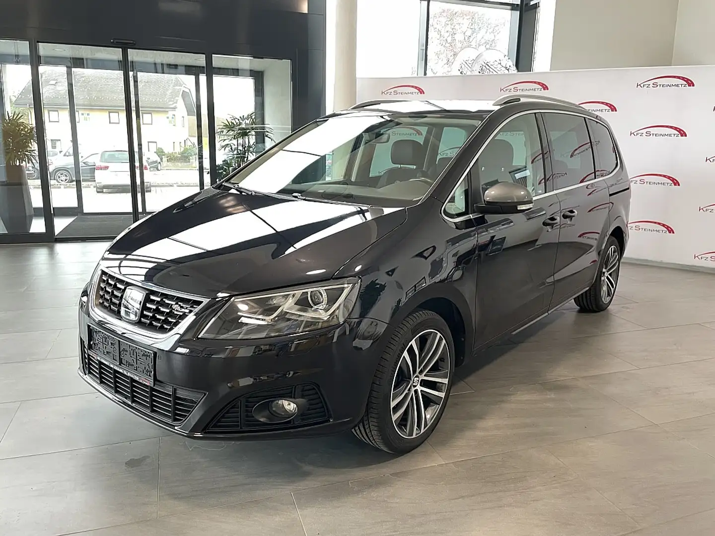 SEAT Alhambra FR 2,0 TDI DSG 4WD, AHK, ACC, Stdhz Noir - 1