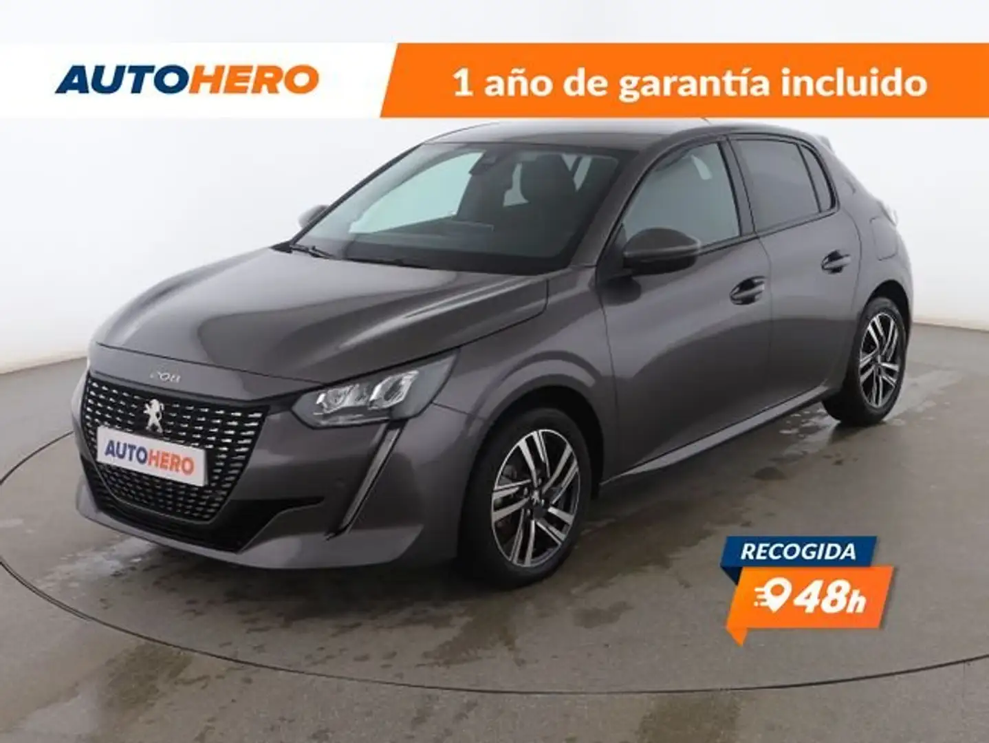 Peugeot 208 1.2 Puretech S&S Allure 100 Gris - 1