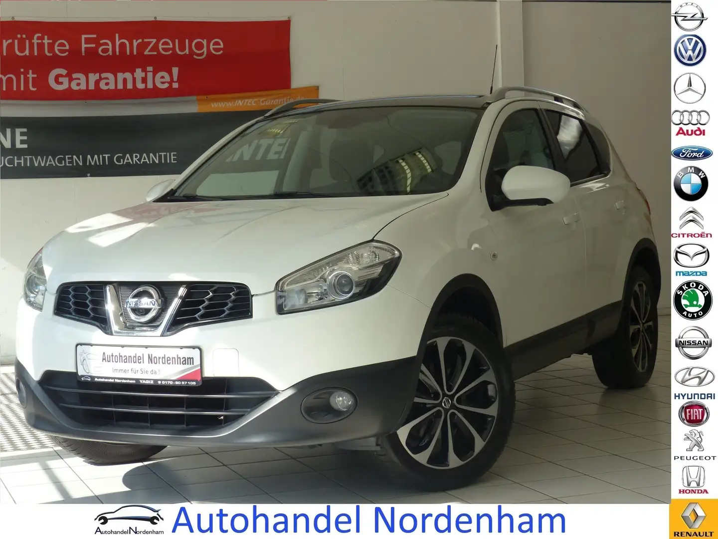 Nissan Qashqai 1.6 Acenta*KLIMAAUTOMATIK*NAVI*TÜV 11/2026* Wit - 1