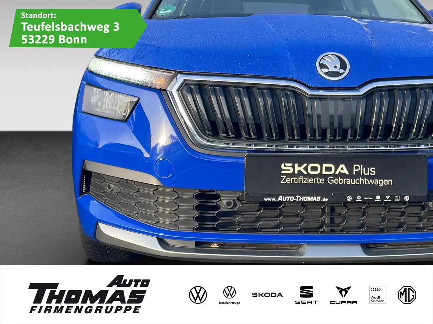 Skoda Kamiq Ambition 1.0 TSI LED PDC SHZ KLIMA Blau - 1