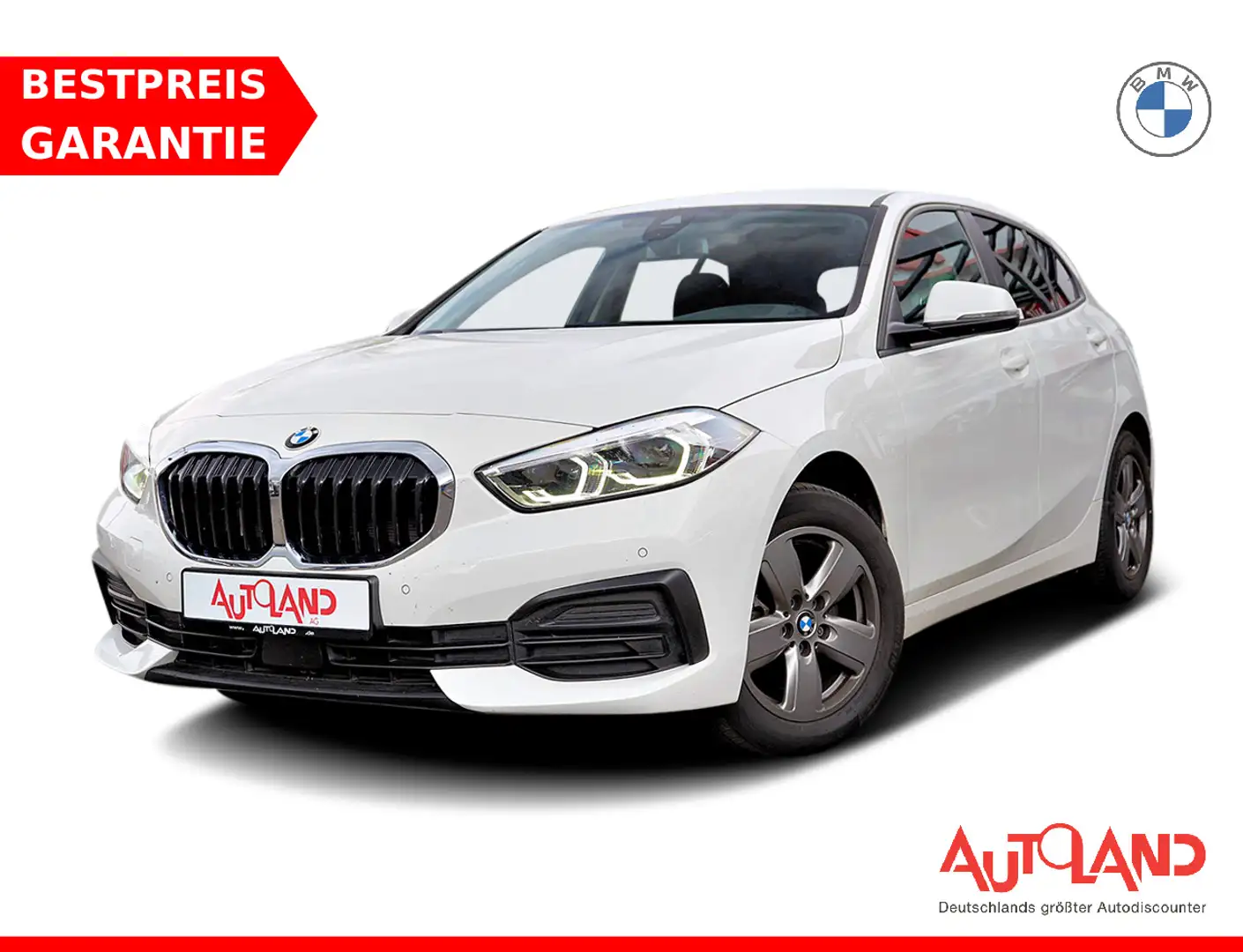 BMW 118 118i Advantage LED Klimaaut. Navi Sitzheizung Wit - 1