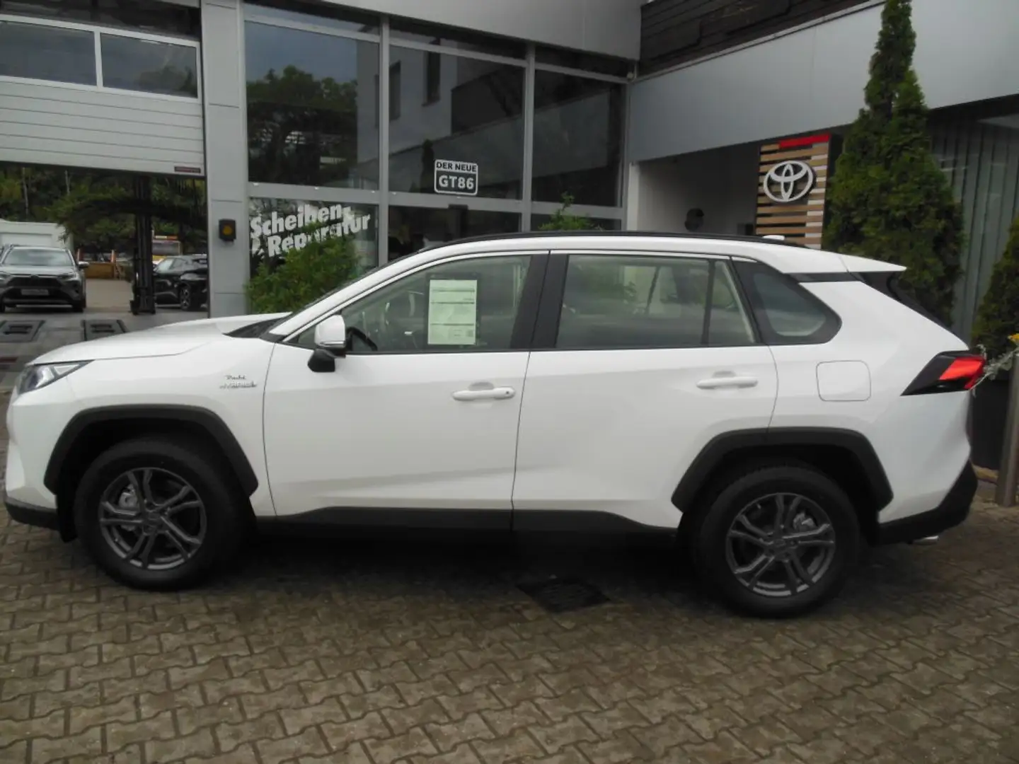 Toyota RAV 4 2.5 4x2 Hybrid Business Edition mit TWW+AHK Weiß - 2