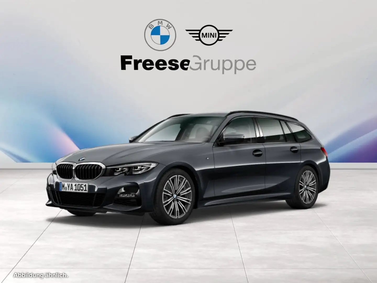BMW 320 d Touring M Sport HiFi Tempomat Klimaaut. Gris - 1