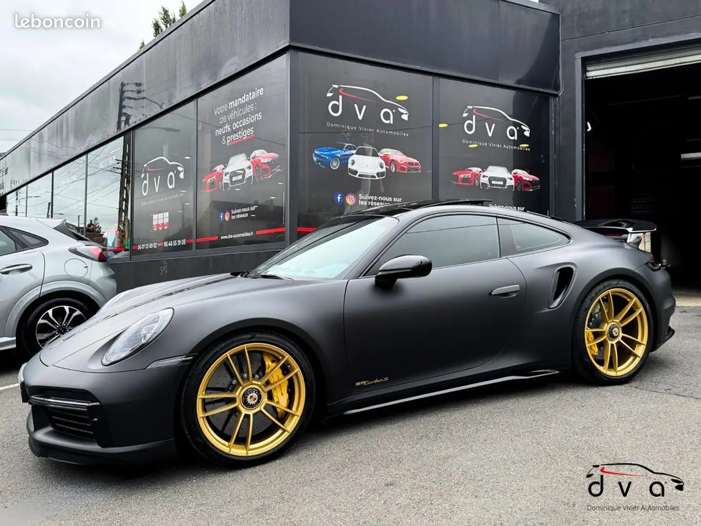 Porsche 992 (992.1) Turbo S 650 ch Française Schwarz - 2