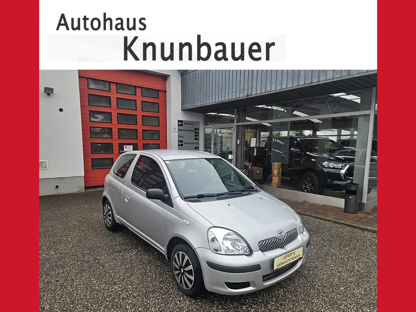 Toyota Yaris 1,0 VVT-i Linea Luna Silber - 1