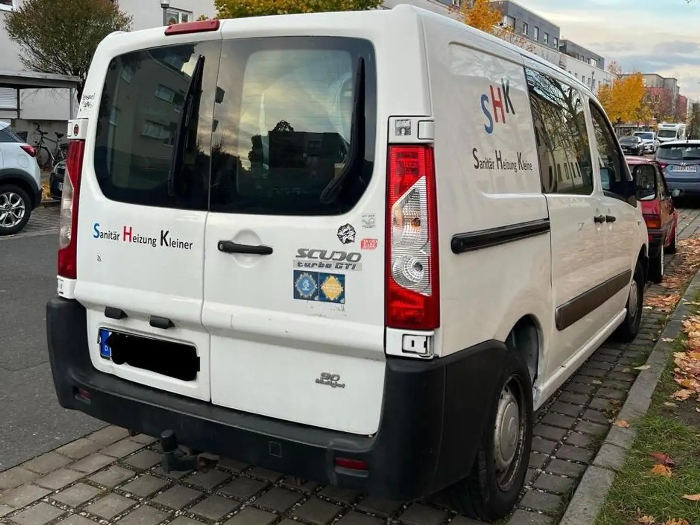 Fiat Scudo Scudo 10 L1H1Basis Blanc - 2