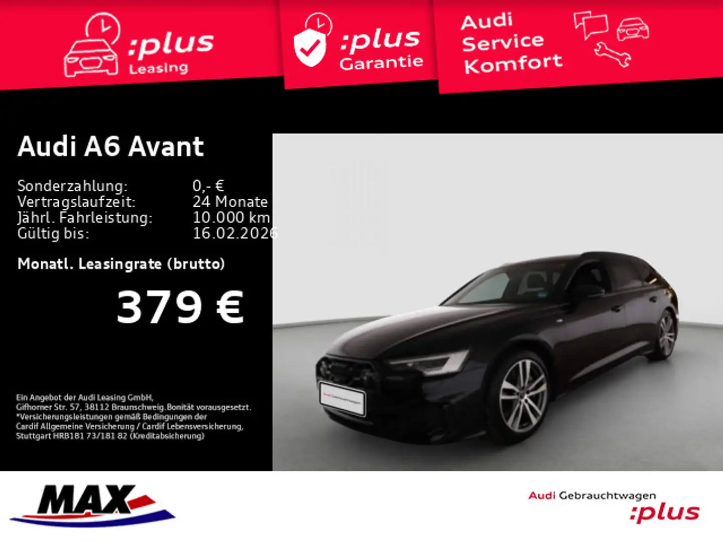 Audi A6 50 TFSI e QUATT S LINE MATRIX+NAVI+HUD+ Schwarz - 1