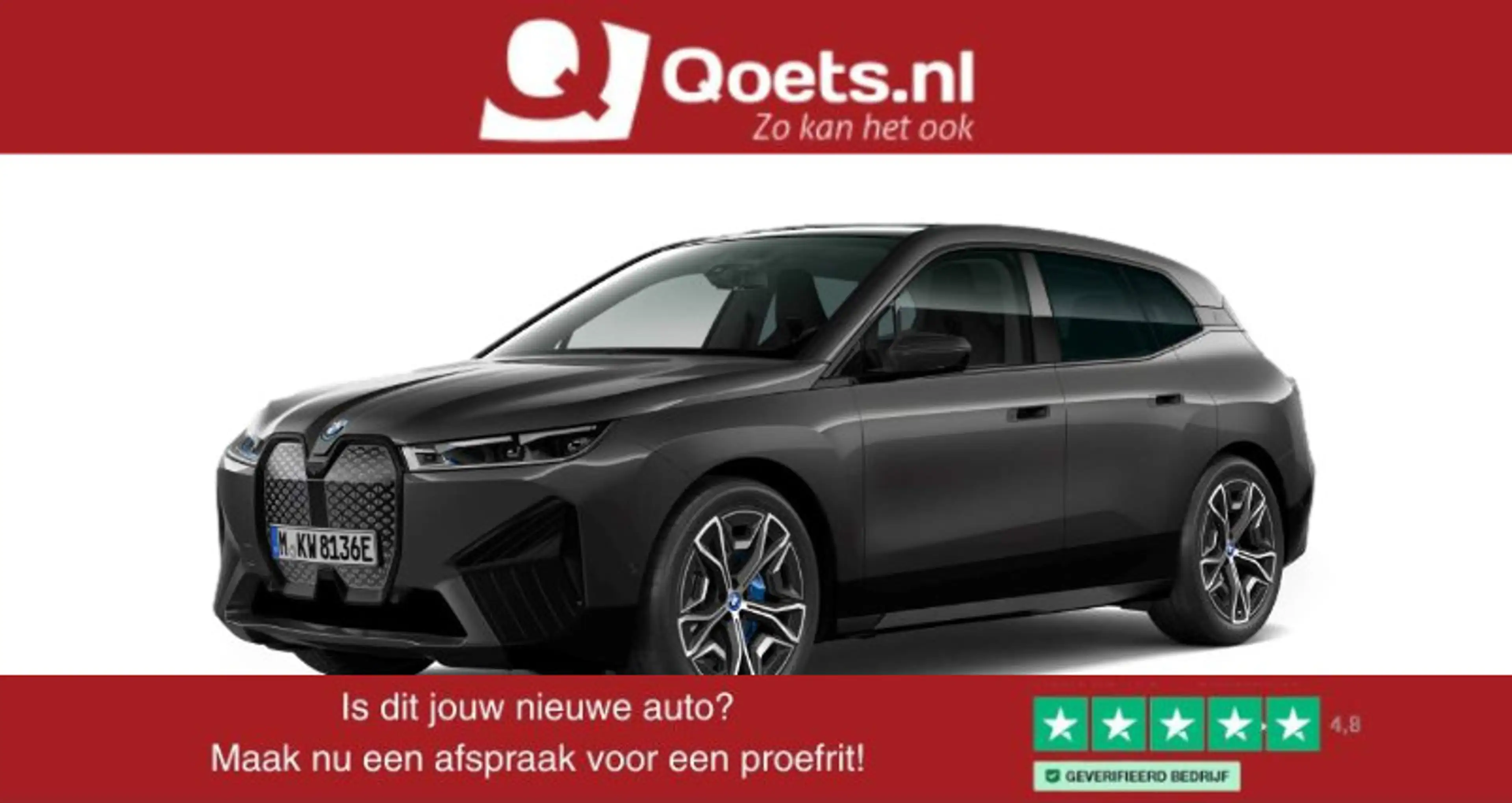 BMW iX xDrive40 High Executive 77 kWh Sportpakket - B&W -
