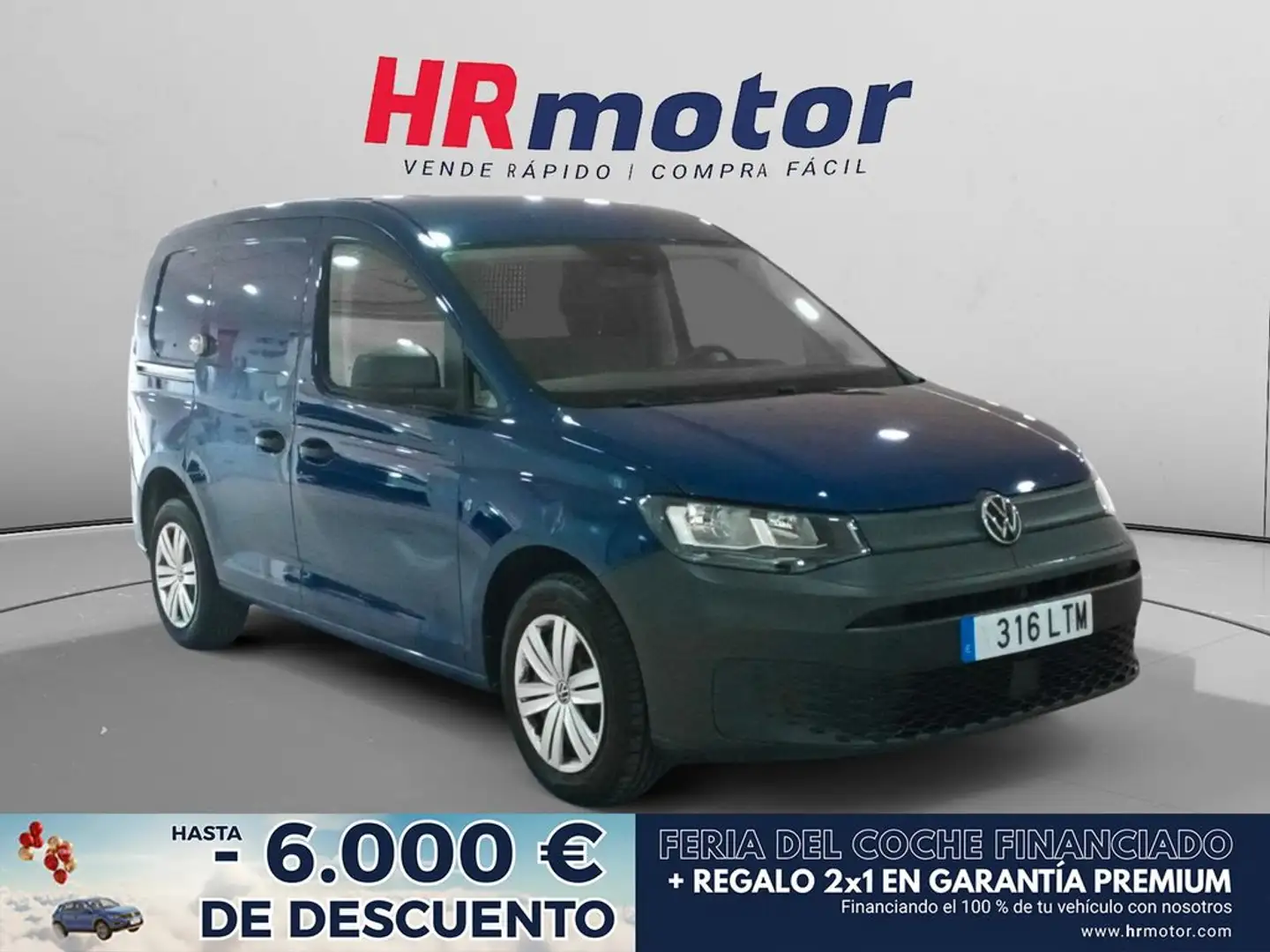 Volkswagen Caddy 2.0 TDI Cargo Azul - 1