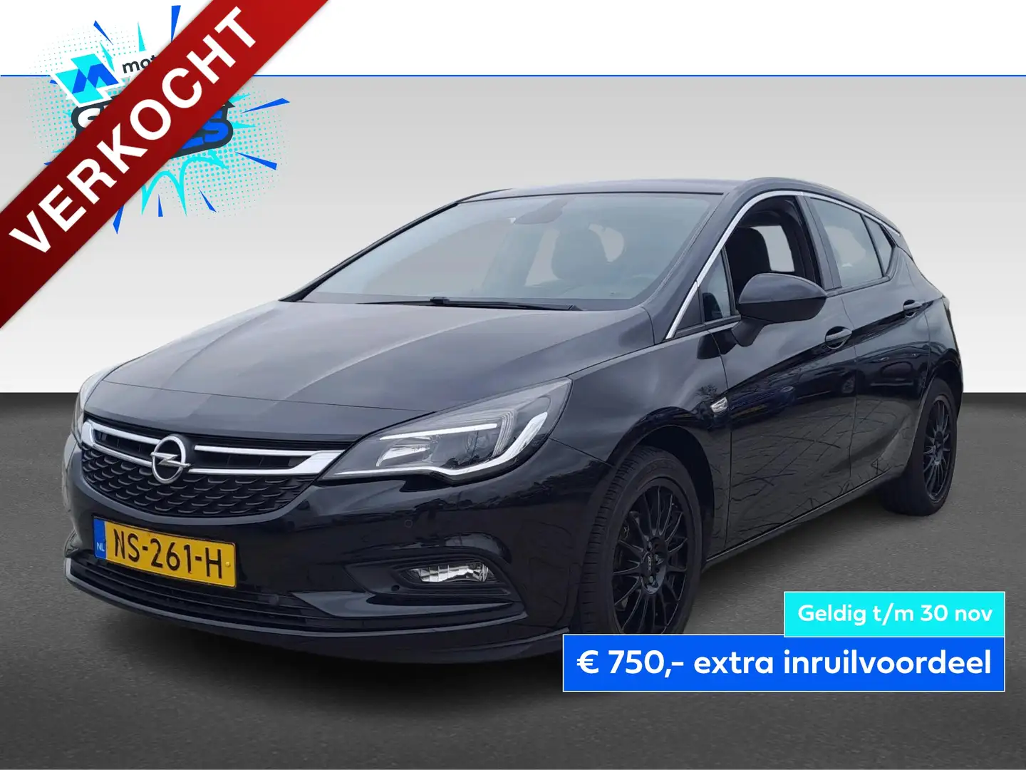 Opel Astra 1.0 Turbo 105pk Start/Stop Online Edition AGR stoe Zwart - 1