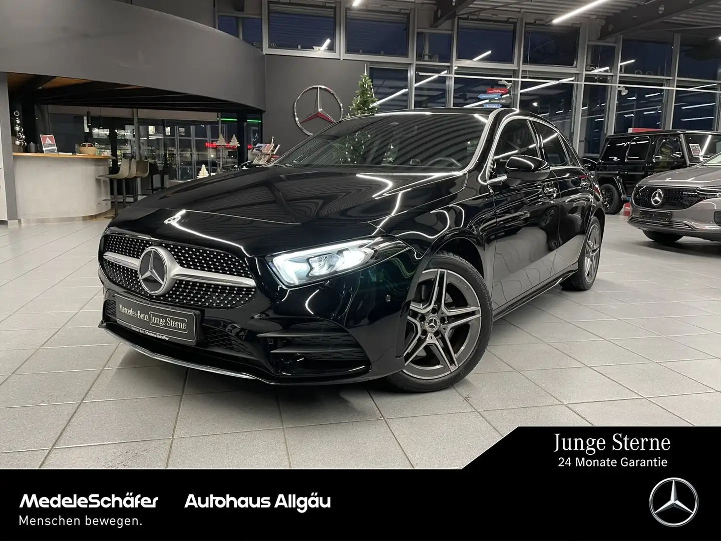 Mercedes-Benz A 250 A 250 e AMG Burmester 360°Kam KeylGo LED Totwin Schwarz - 1