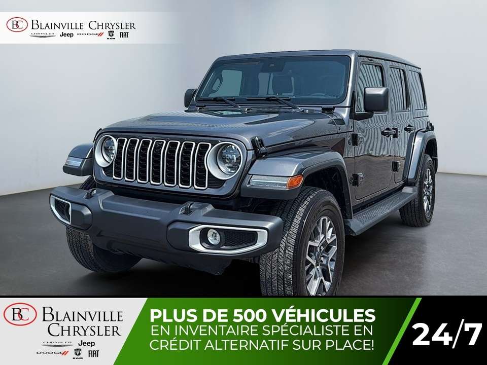 2025 Jeep Wrangler Sahara TOIT SKY  ENSBL TECH CRUISE ADAPTATIF