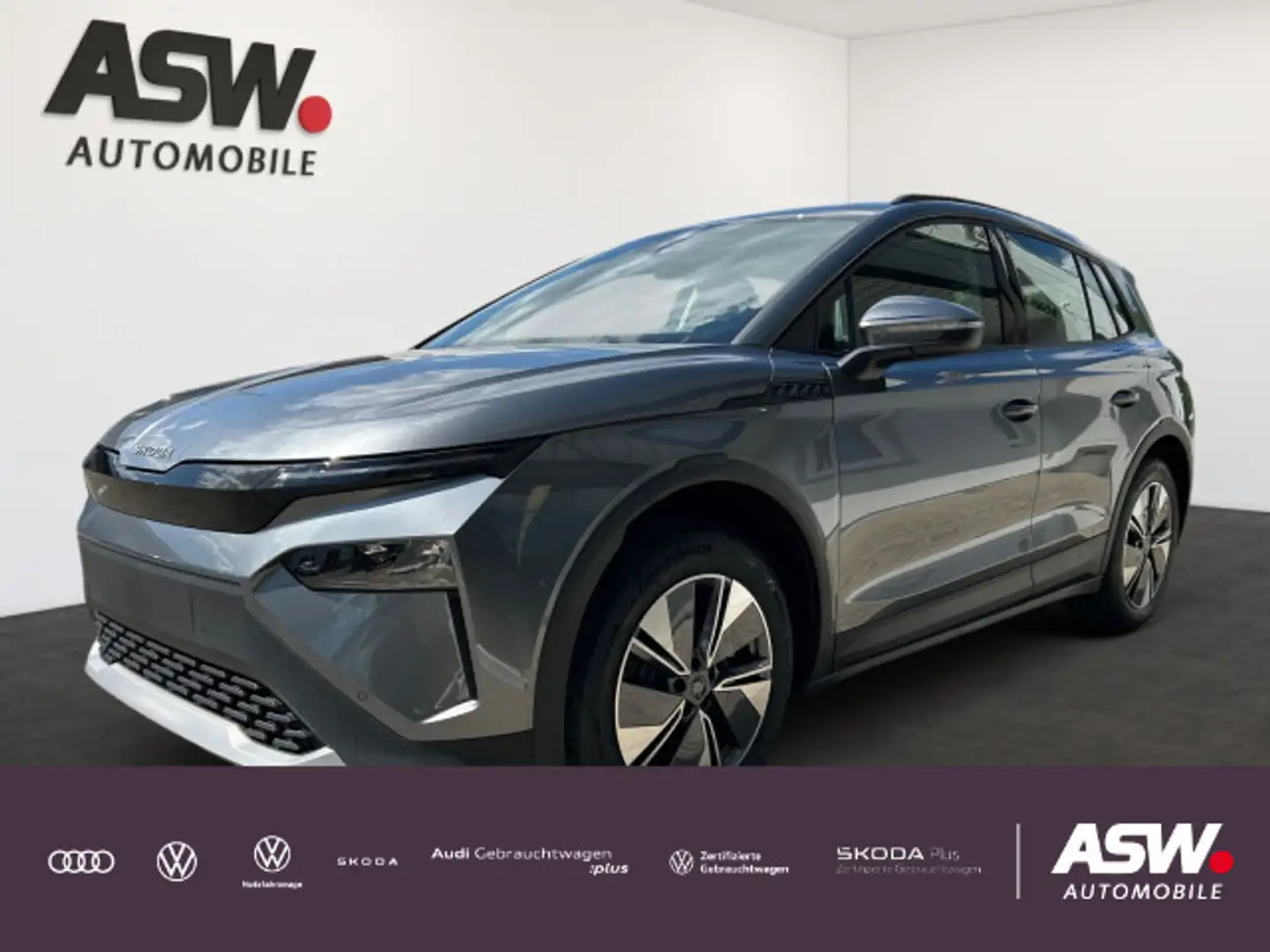 Skoda Elroq 50 Tour 125 kW Kamera PDC SHZ Navi AHK Gris - 1