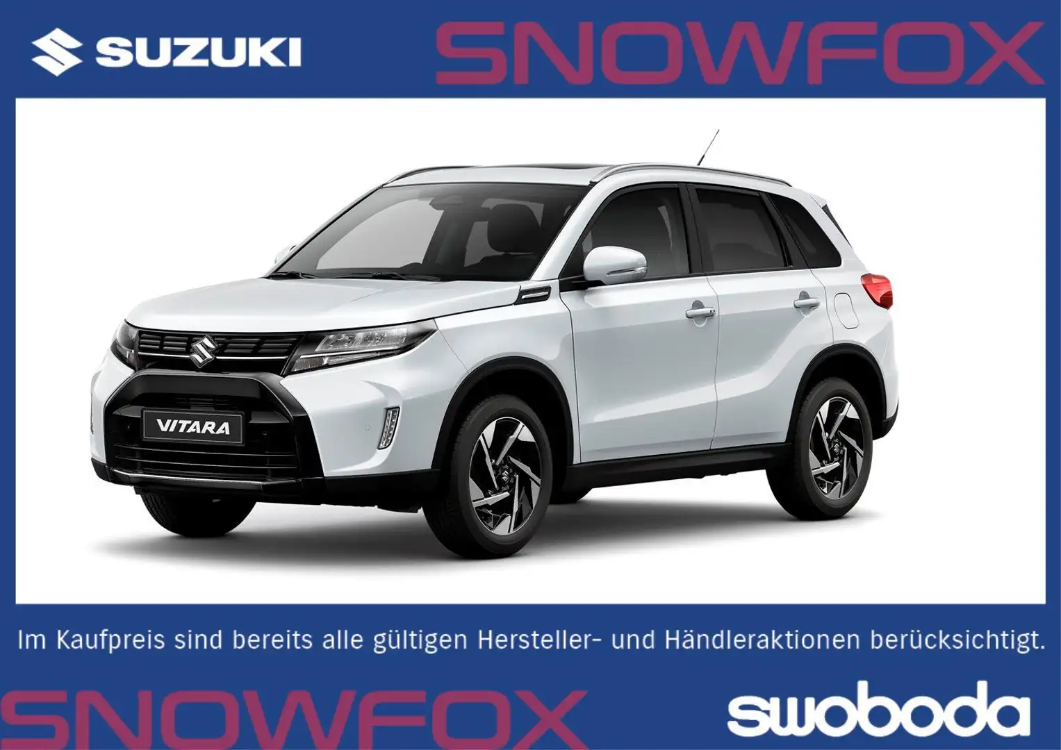 Suzuki Vitara VITARA 1.4 GLX HYBRID ALLGRIP  L4V01 flash Weiß - 1