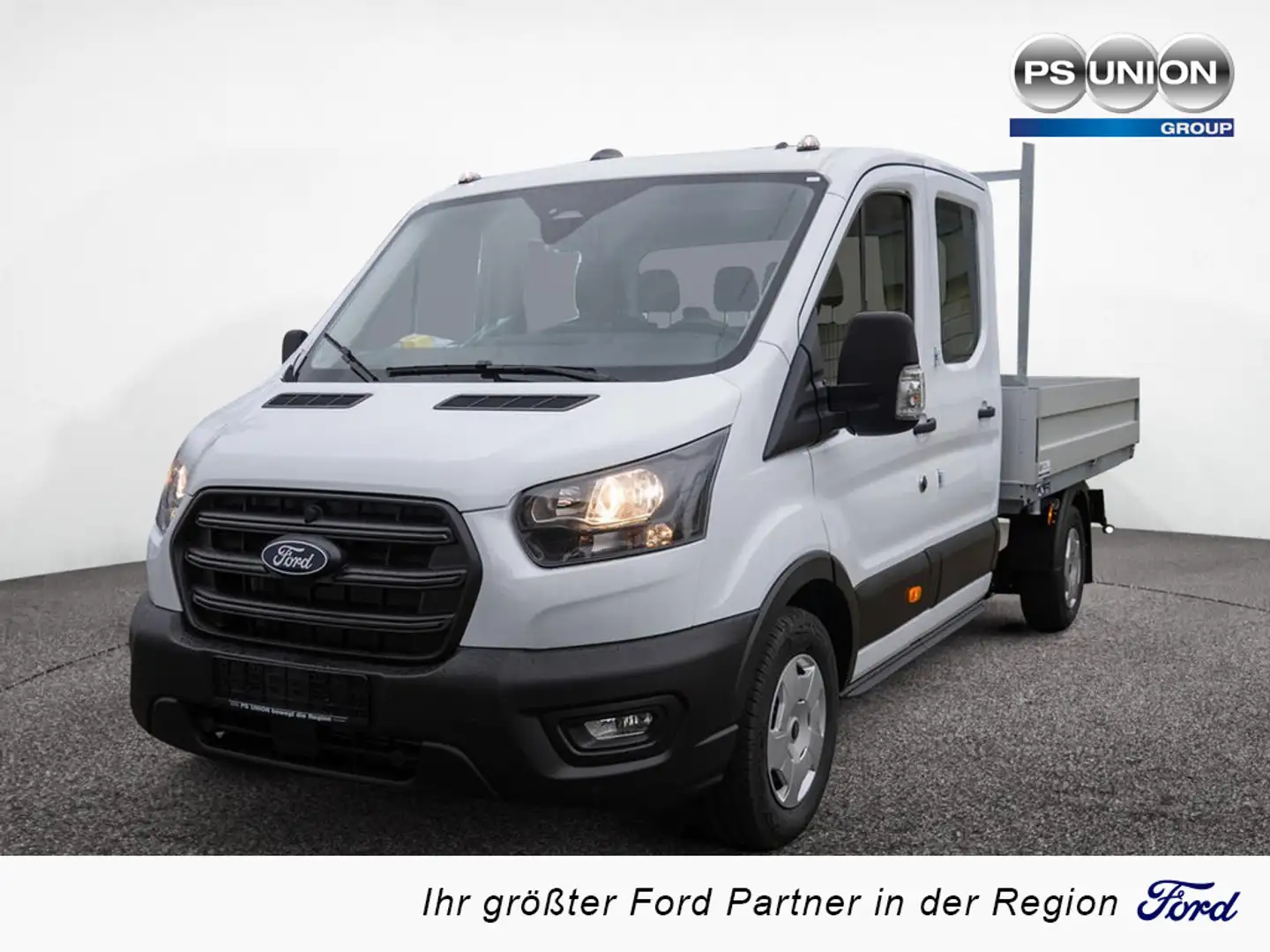Ford Transit DoKa TREND 350L3 Dreiseitenkipper SHZ Blanc - 1