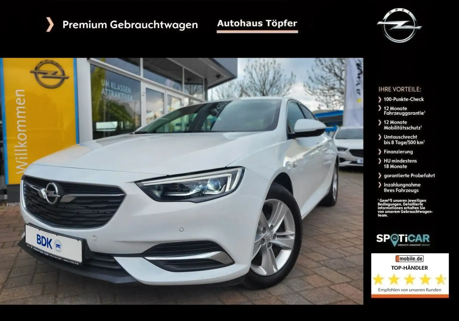 Opel Insignia B "Grand Sport" Sondermodell Innovation bijela - 1