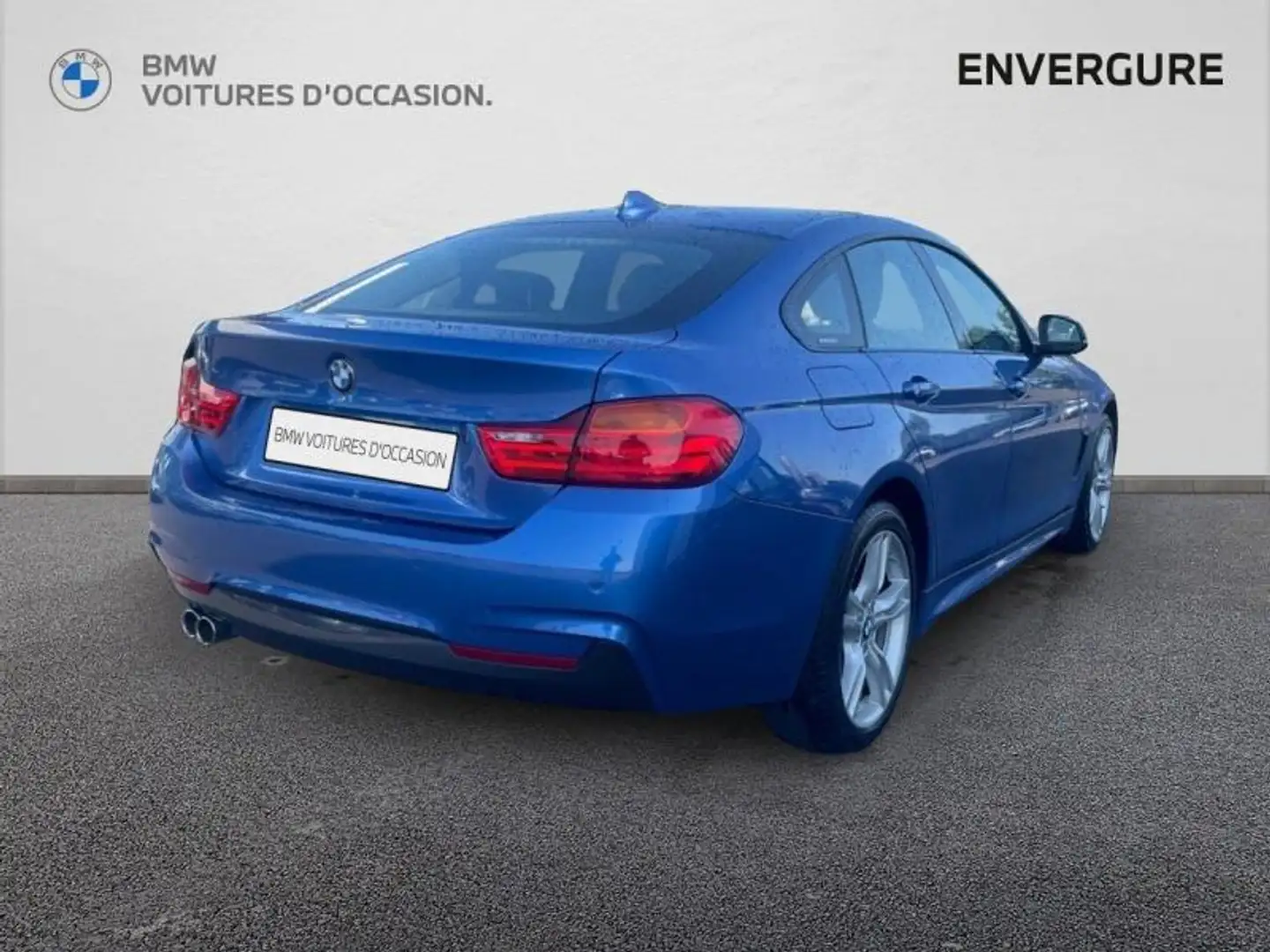 BMW 420 420dA xDrive 190ch M Sport Bleu - 2