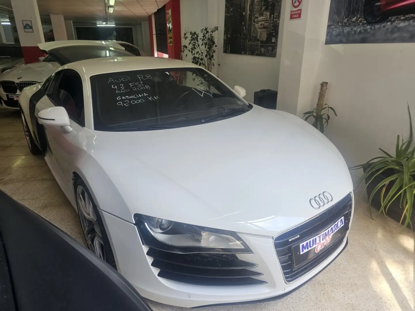 Audi R8 4.2 FSI quattro R tronic Blanc - 1