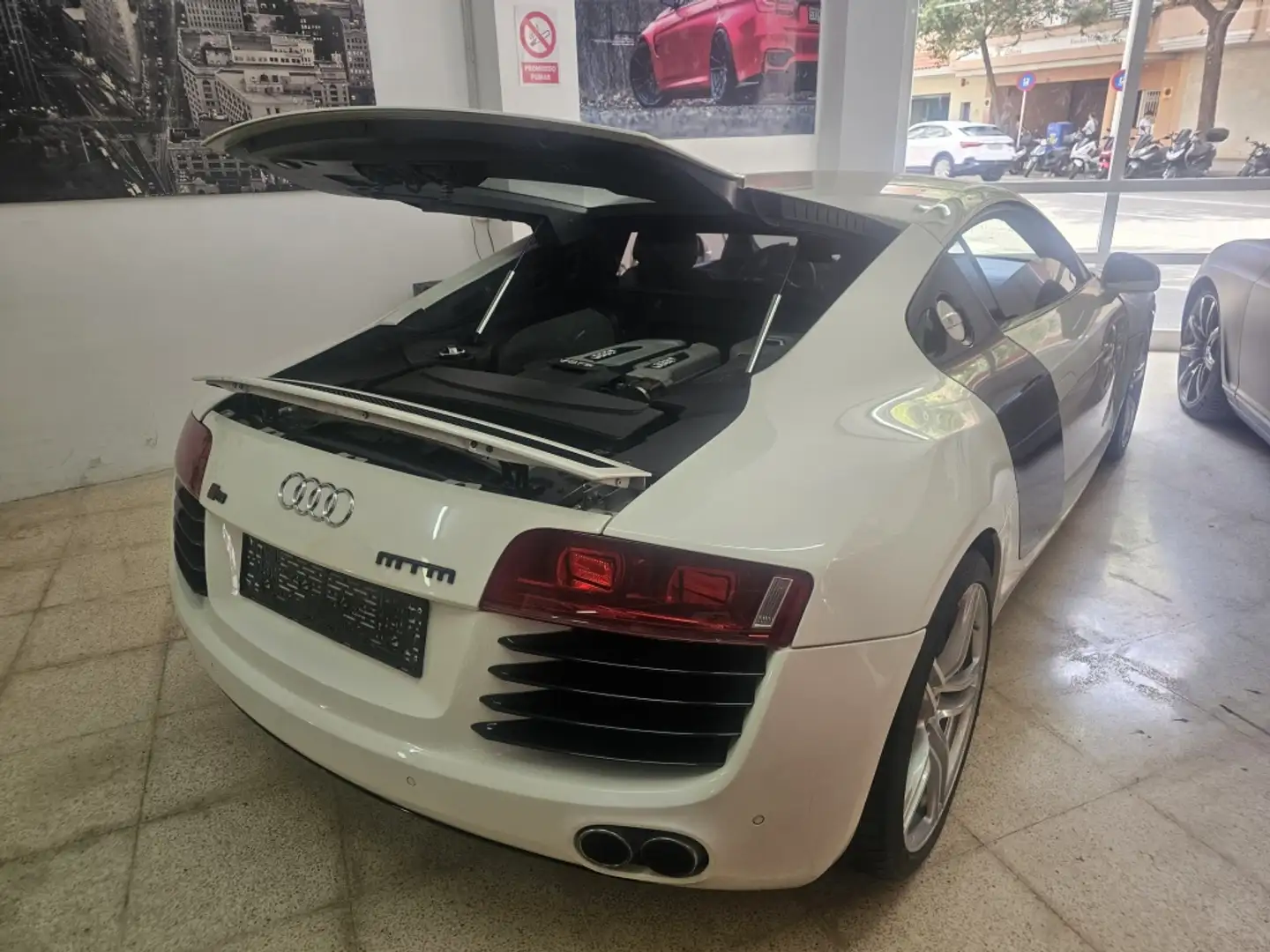 Audi R8 4.2 FSI quattro R tronic Blanc - 2