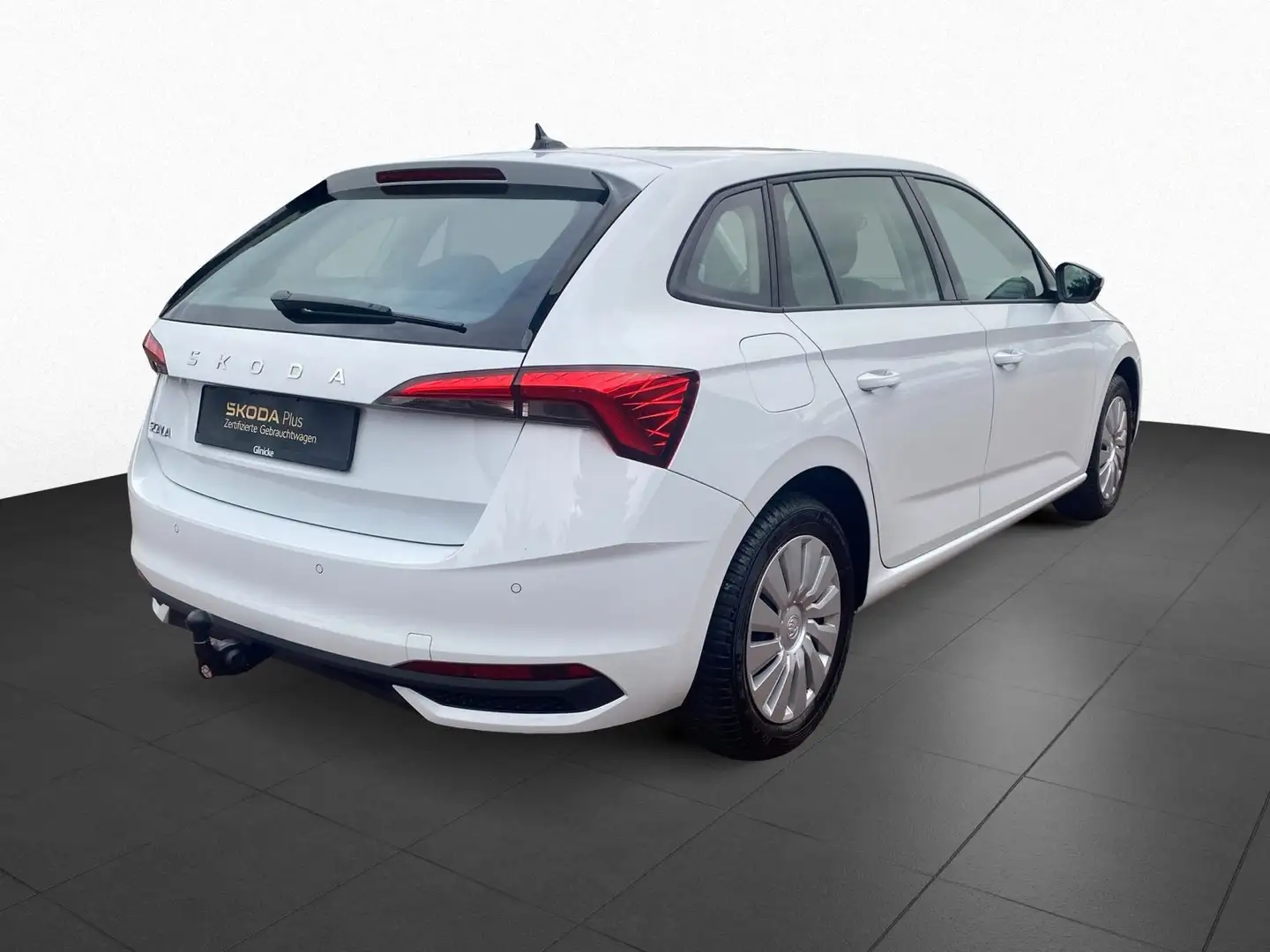Skoda Scala 1.0 TSI DSG Essence Klima AHK Sitzheizung Weiß - 2