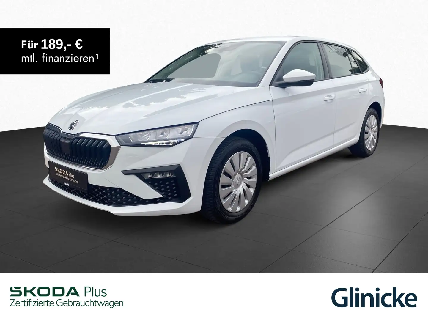 Skoda Scala 1.0 TSI DSG Essence Klima AHK Sitzheizung Weiß - 1